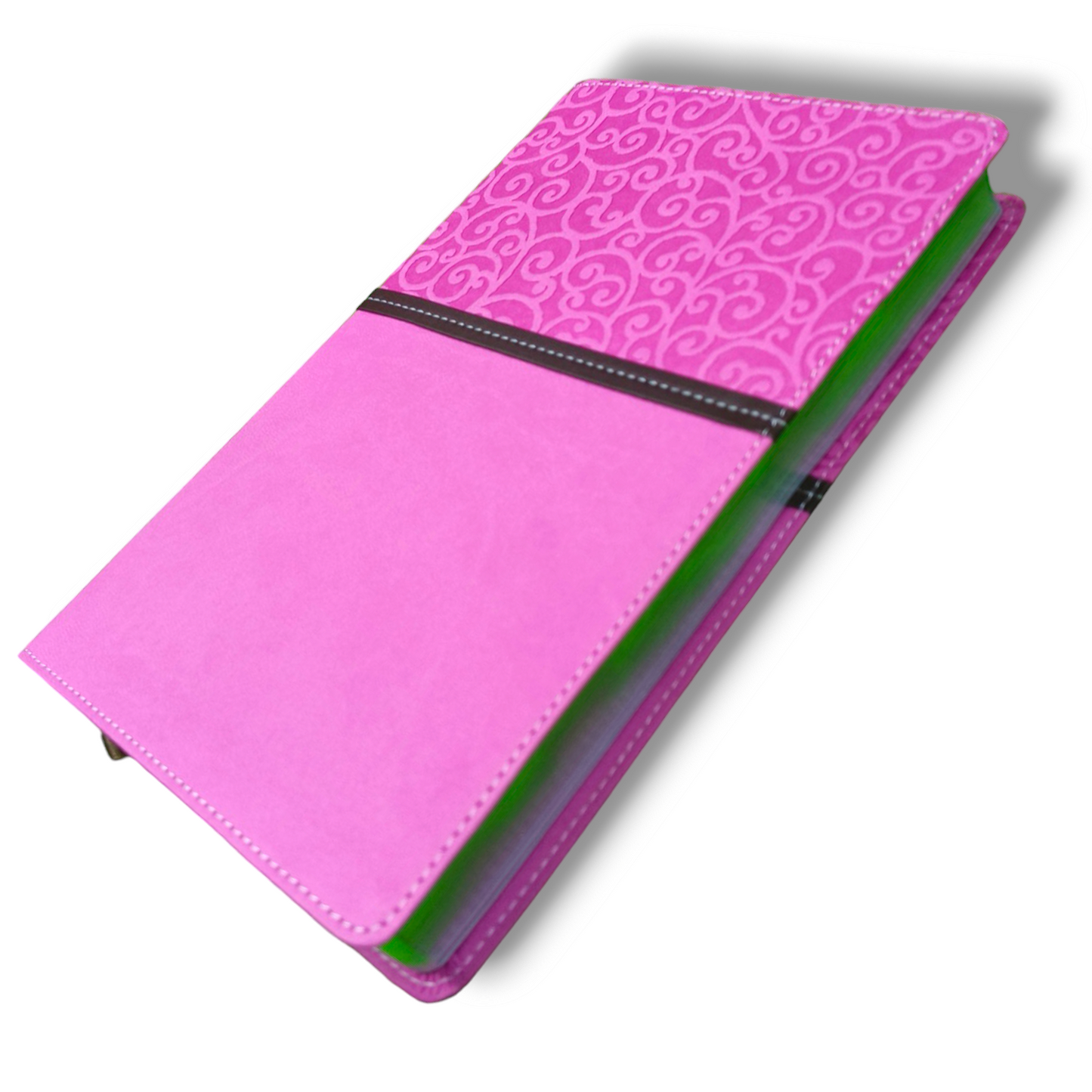 Holy Bible NIV Pink | Plum Italian Duo-Tone | Thinline Lay-Flat Thinline | Study Bible | New Edition
