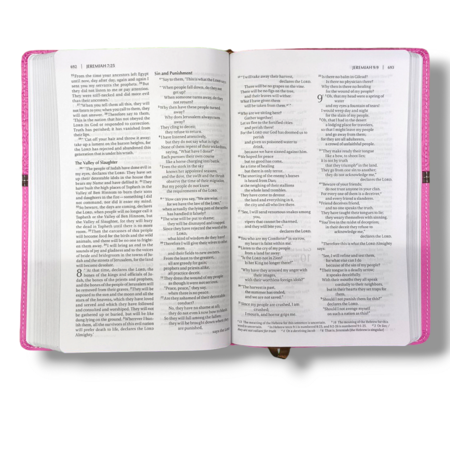 Holy Bible NIV Pink | Plum Italian Duo-Tone | Thinline Lay-Flat Thinline | Study Bible | New Edition