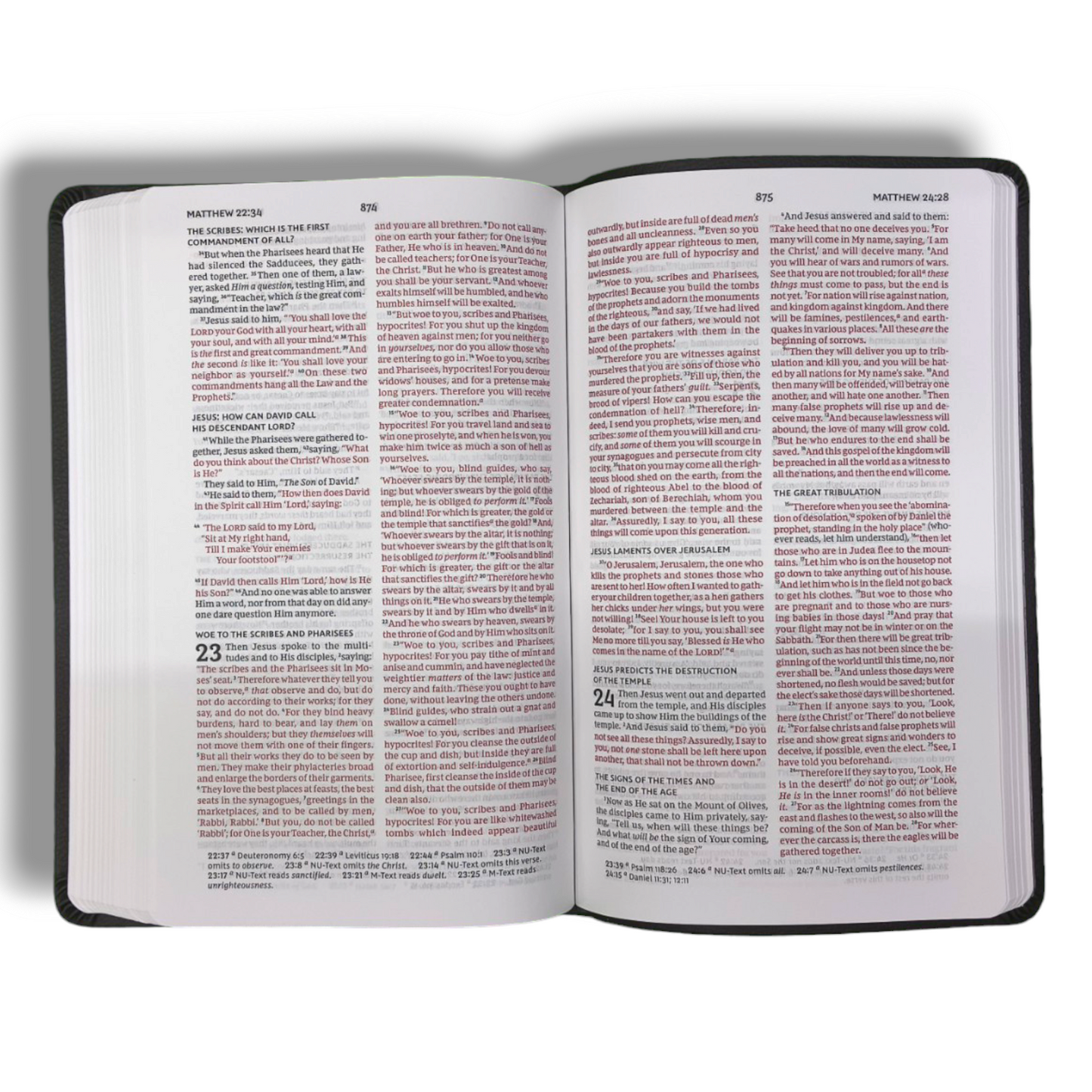 NKJV Value Thin line Bible | Red Letter Edition | Cross Design Cover | Medium Size | New Edition