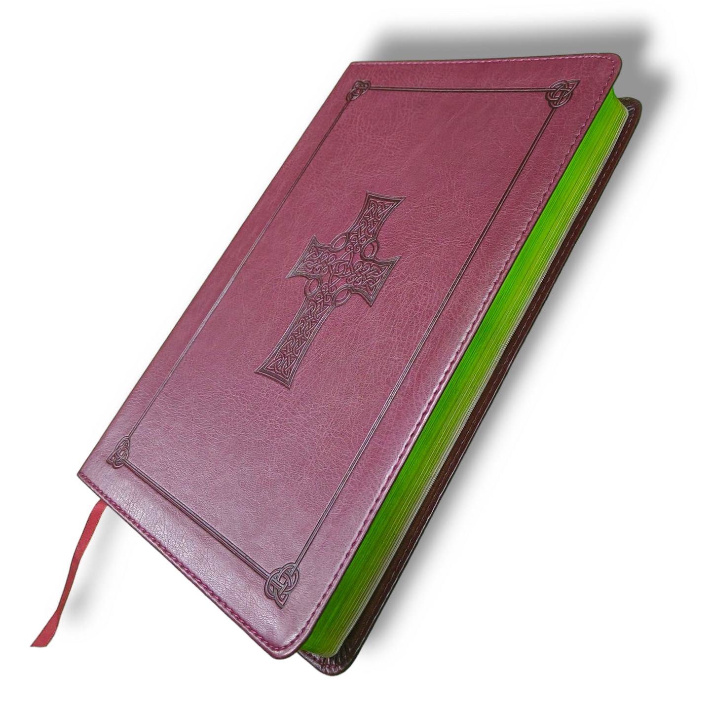 ESV Large Print | Thinline Reference Bible | (Tru Tone, Bergundy, Celtic Cross Design ) | New Edition