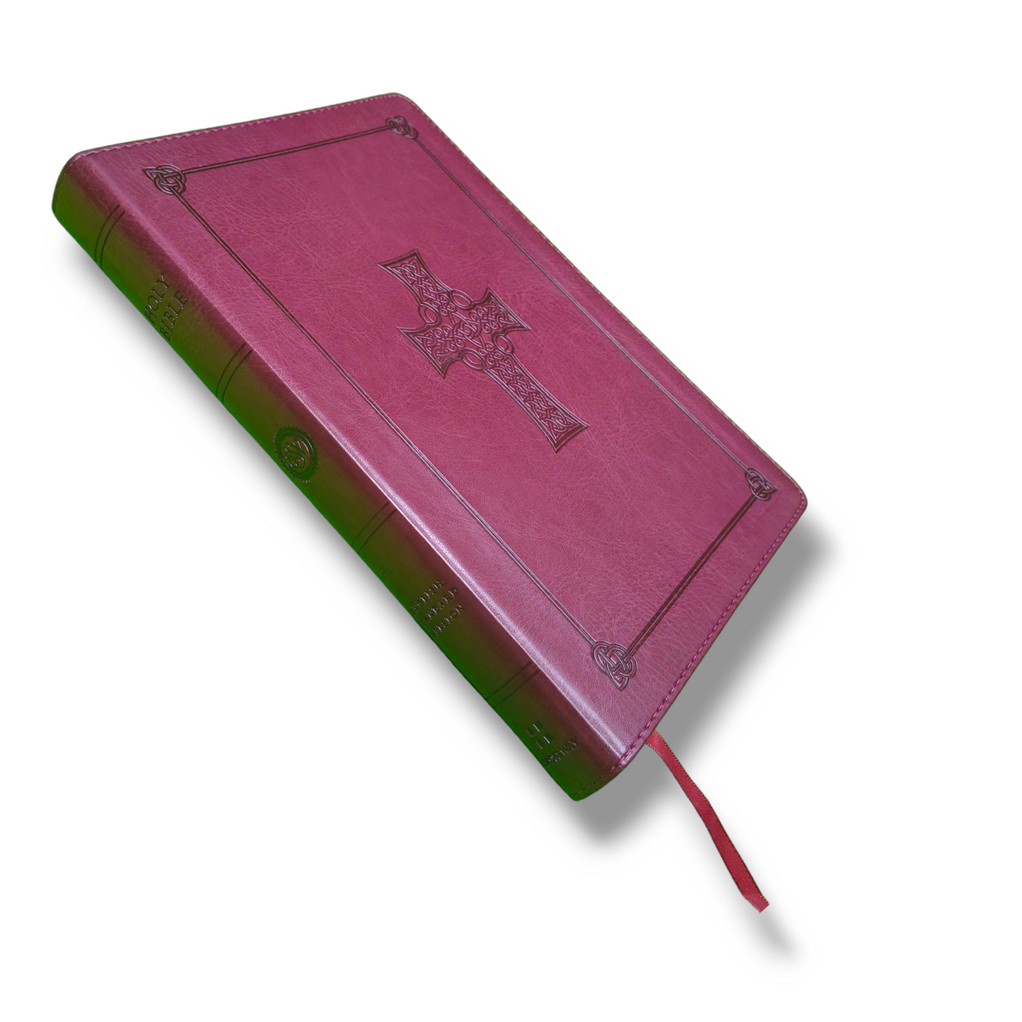 ESV Large Print | Thinline Reference Bible | (Tru Tone, Bergundy, Celtic Cross Design ) | New Edition