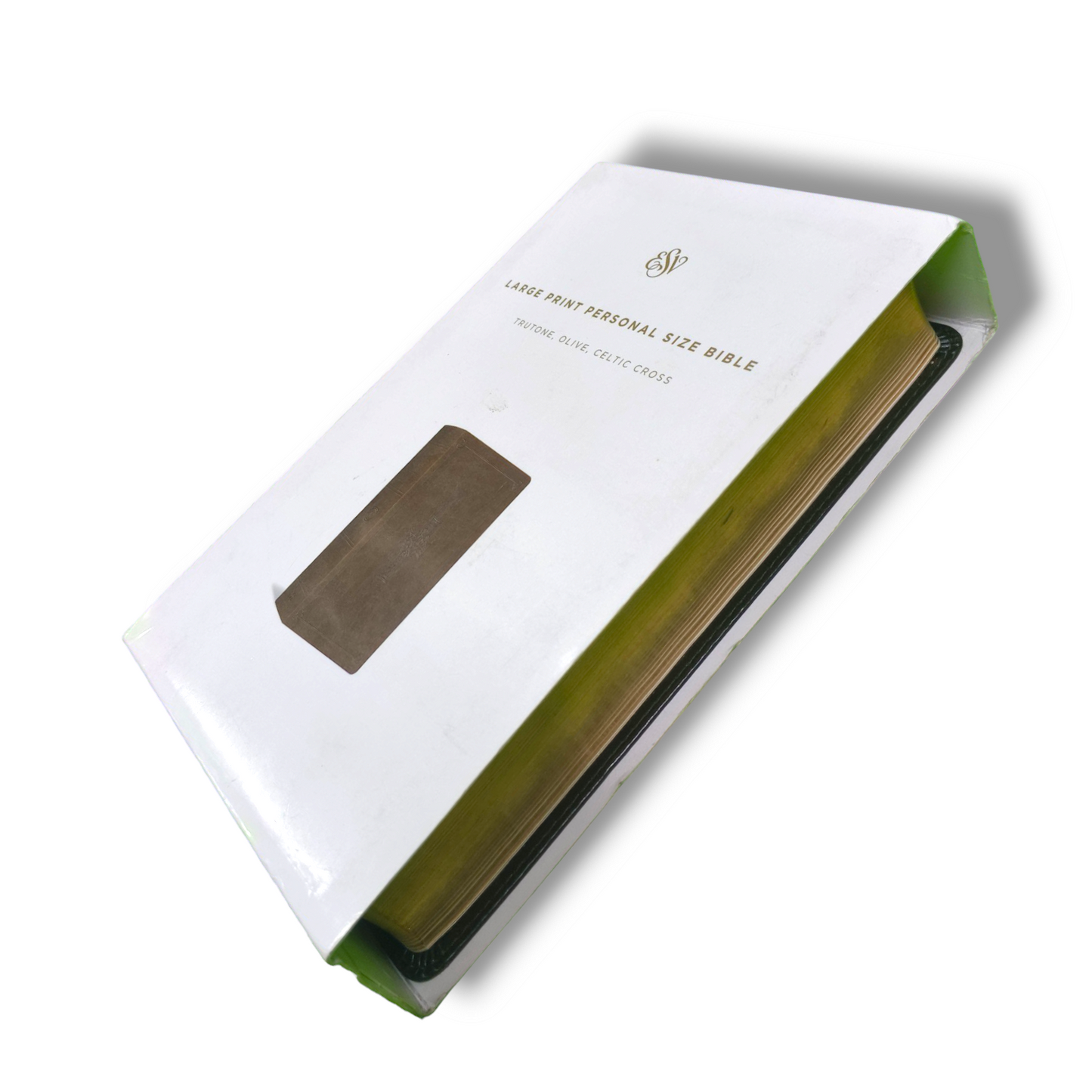 ESV Large Print | Thinline Reference Bible | (Tru Tone, Black, Celtic Cross Design ) | New Edition