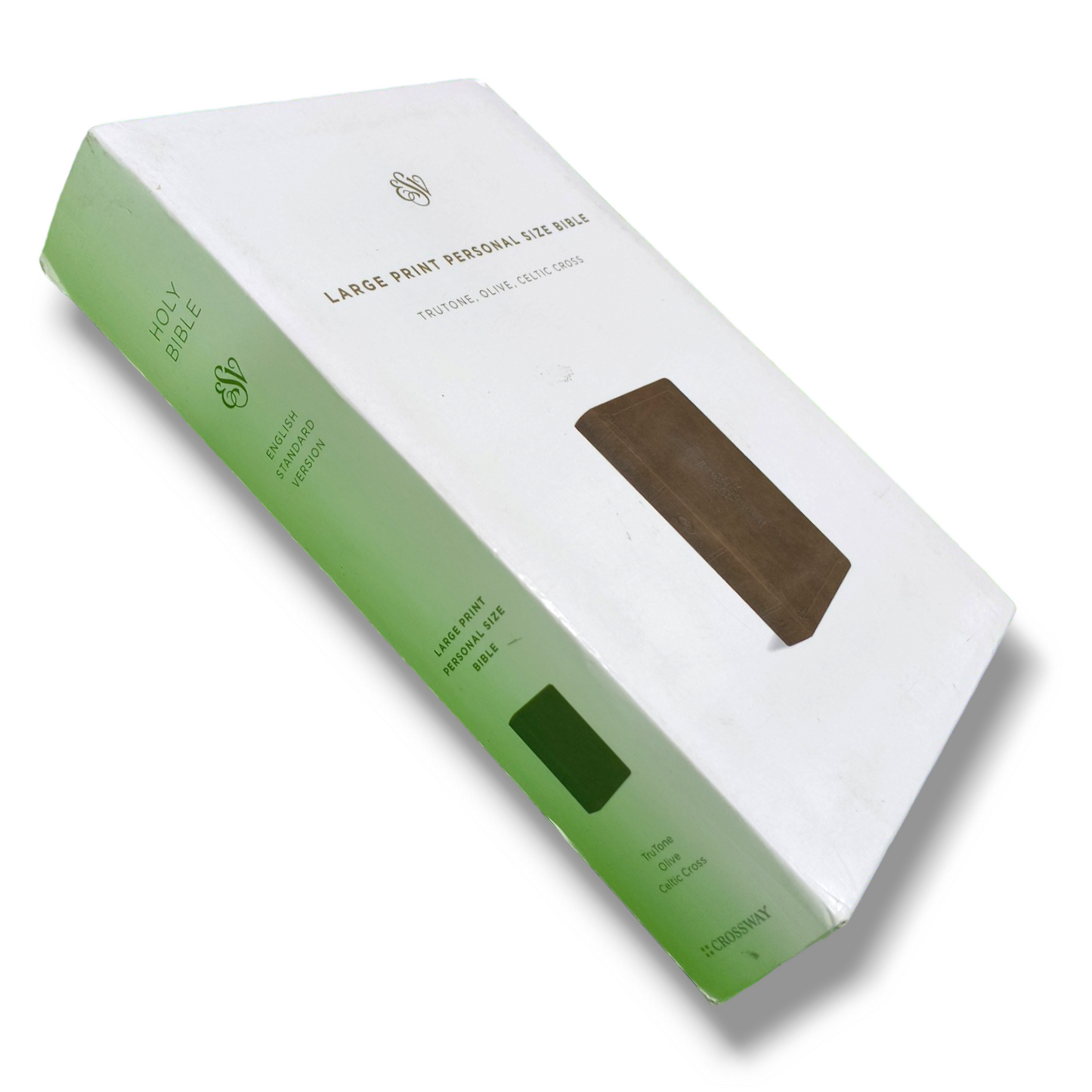 ESV Large Print | Thinline Reference Bible | (Tru Tone, Black, Celtic Cross Design ) | New Edition