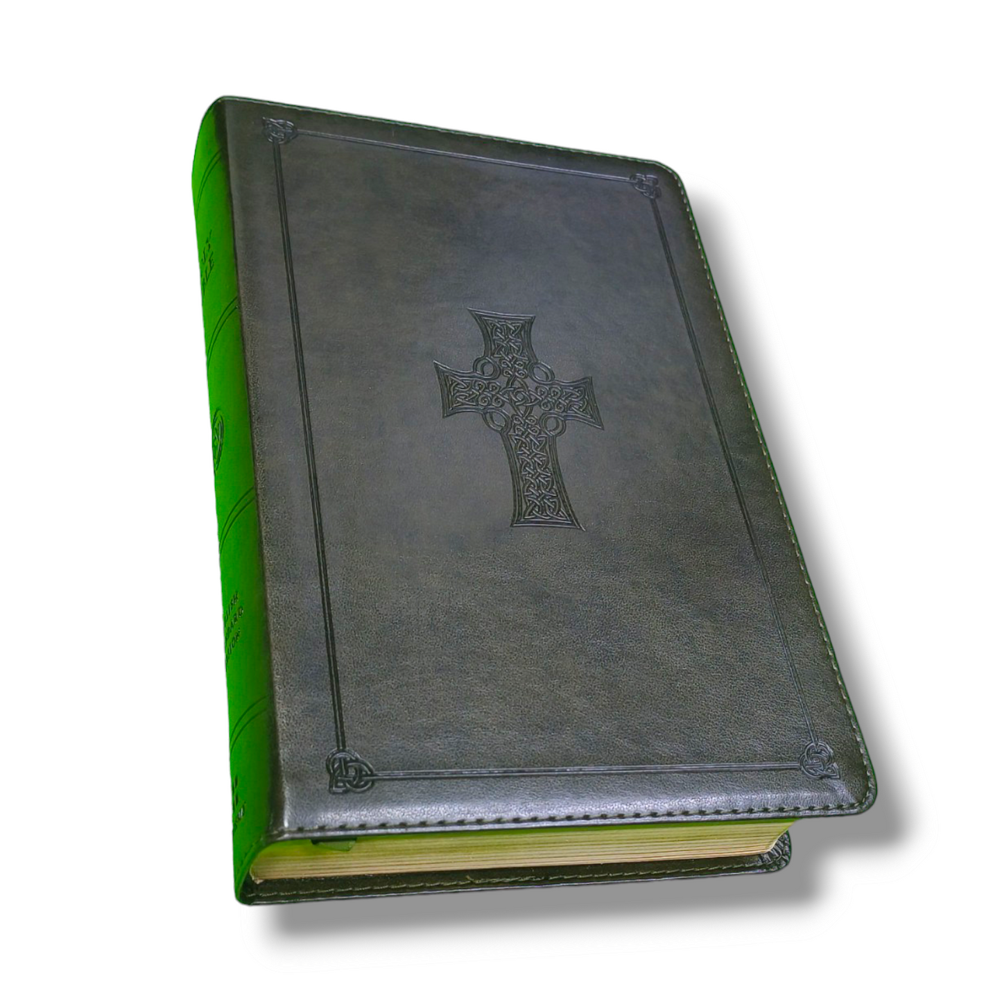 ESV Large Print | Thinline Reference Bible | (Tru Tone, Black, Celtic Cross Design ) | New Edition