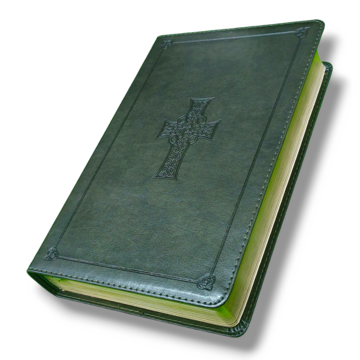 ESV Large Print | Thinline Reference Bible | (Tru Tone, Black, Celtic Cross Design ) | New Edition