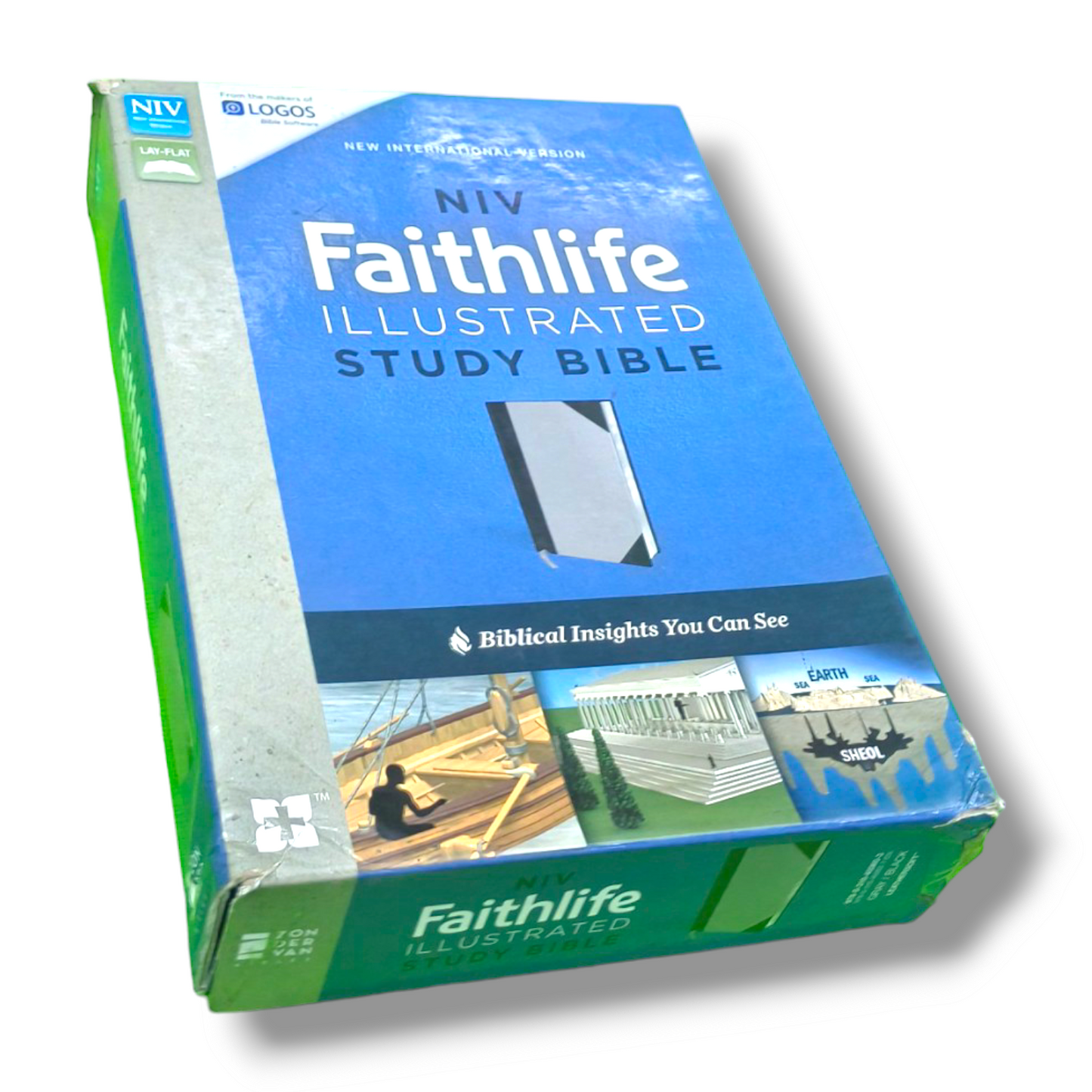 NIV Faith life Illustrated Study Bible | Personal Reference | With Related Pictures | Hard Bound Cover Edition | New Edition