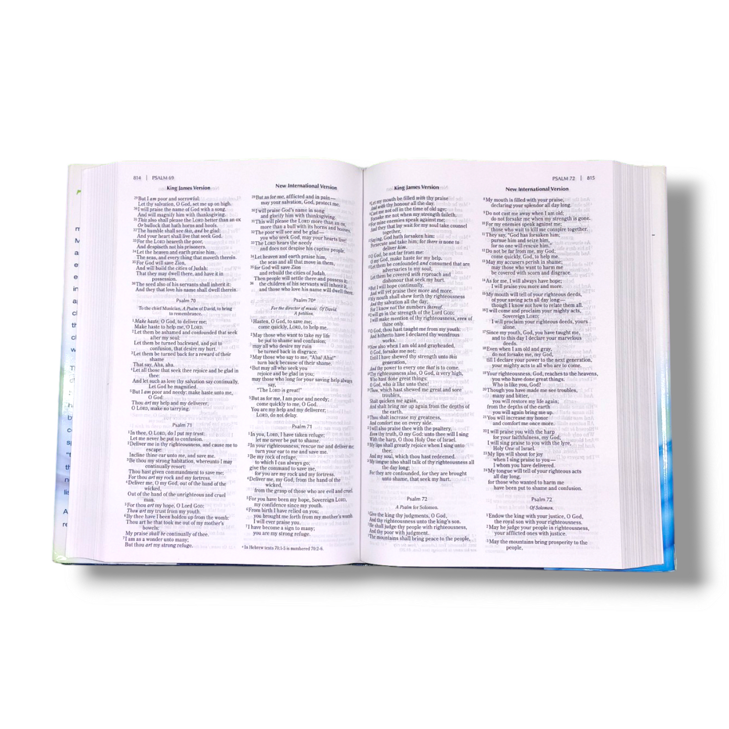 NIV & KJV Side By Side Bible | Parallel Study Bible | Hard Bound | New Edition
