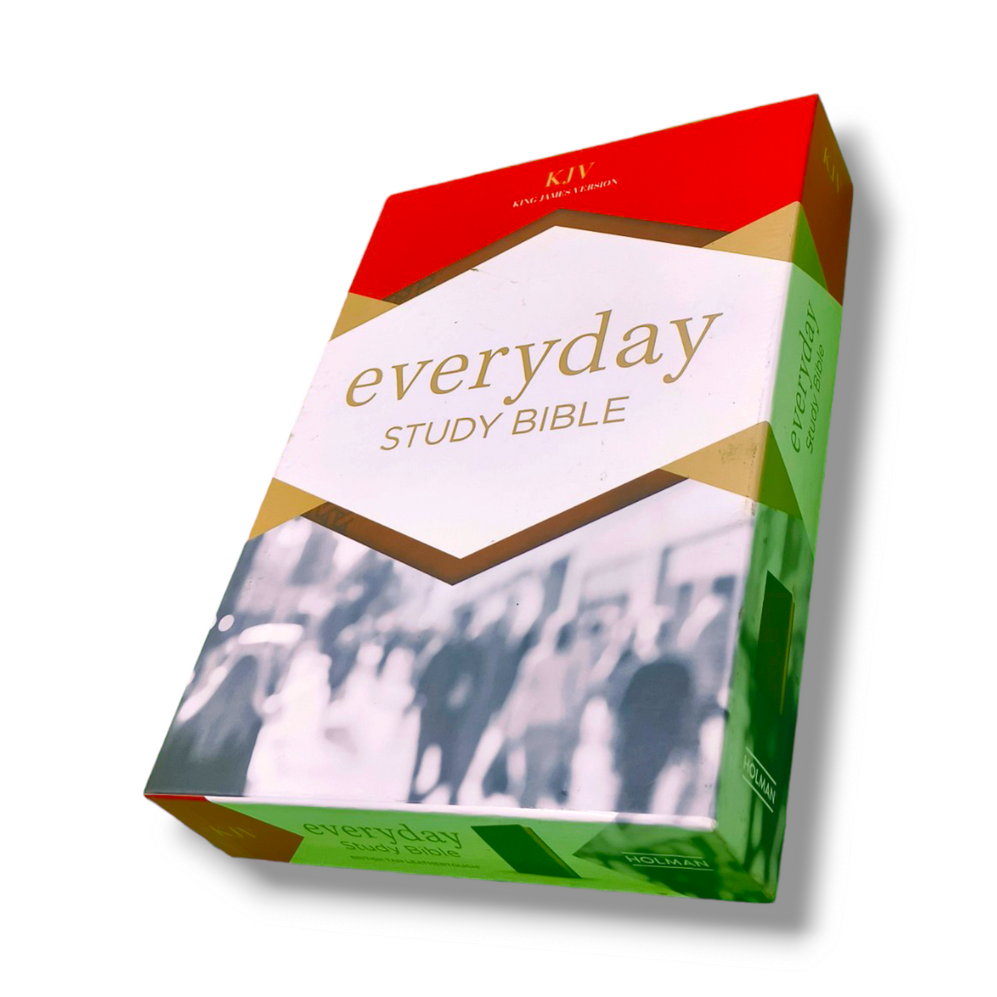 KJV Everyday Study Bible | Imitation Attractive Deign Brown Leather Edition | New Edition