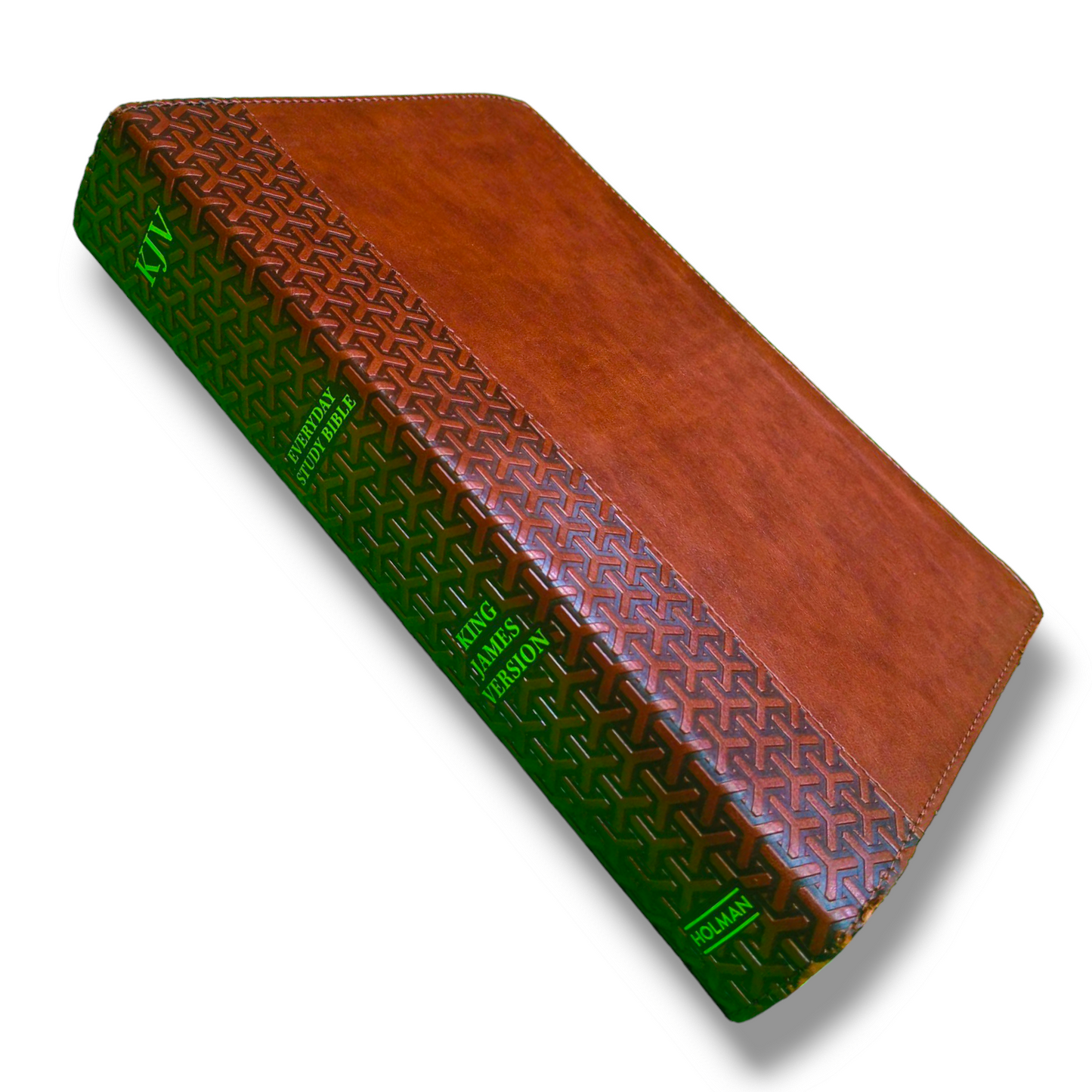KJV Everyday Study Bible | Imitation Attractive Deign Brown Leather Edition | New Edition