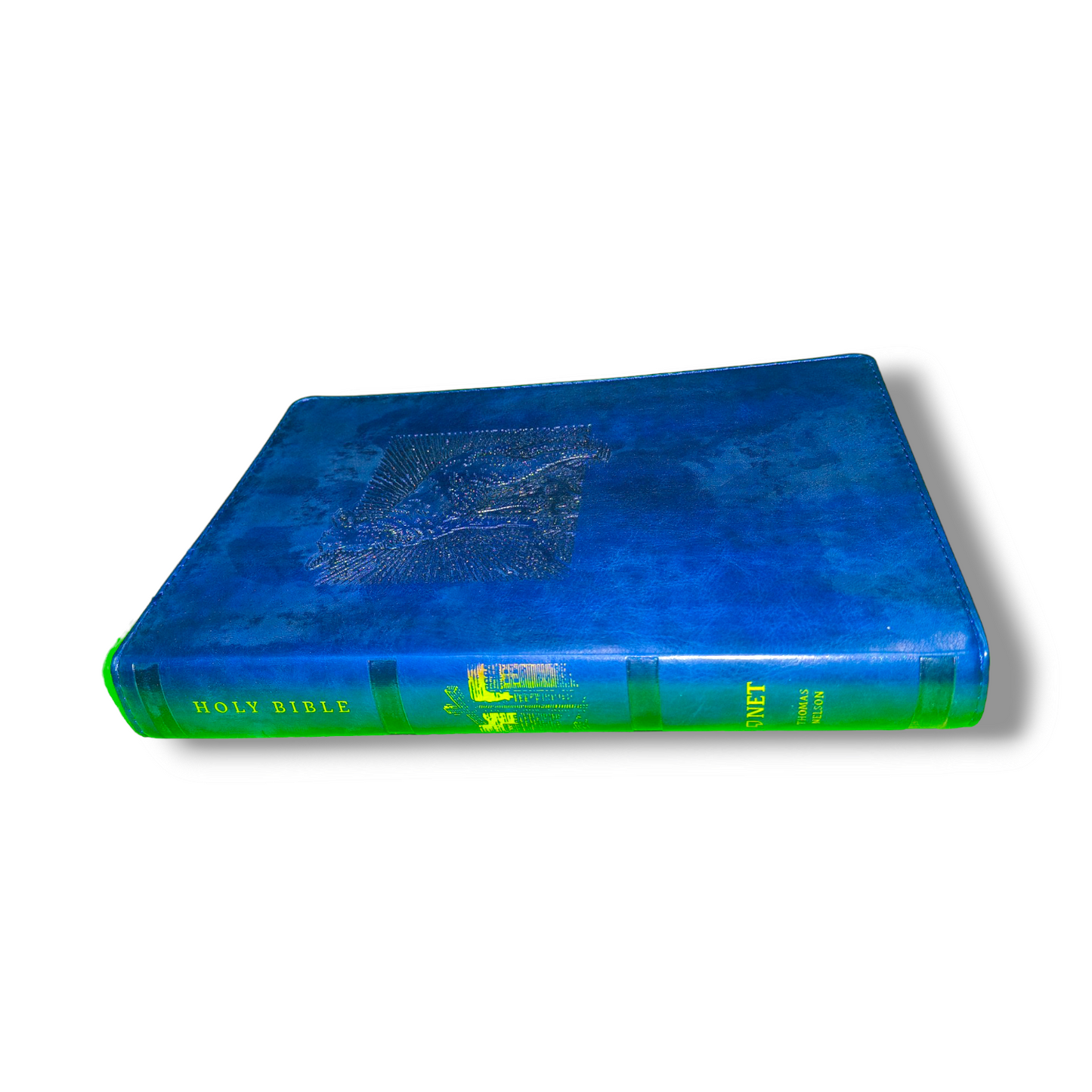NET Bible Thinline | Art Edition | Large Print | Leathersoft Blue Color Attractive Design | Comfort Print: Holy Bible | Study Bible