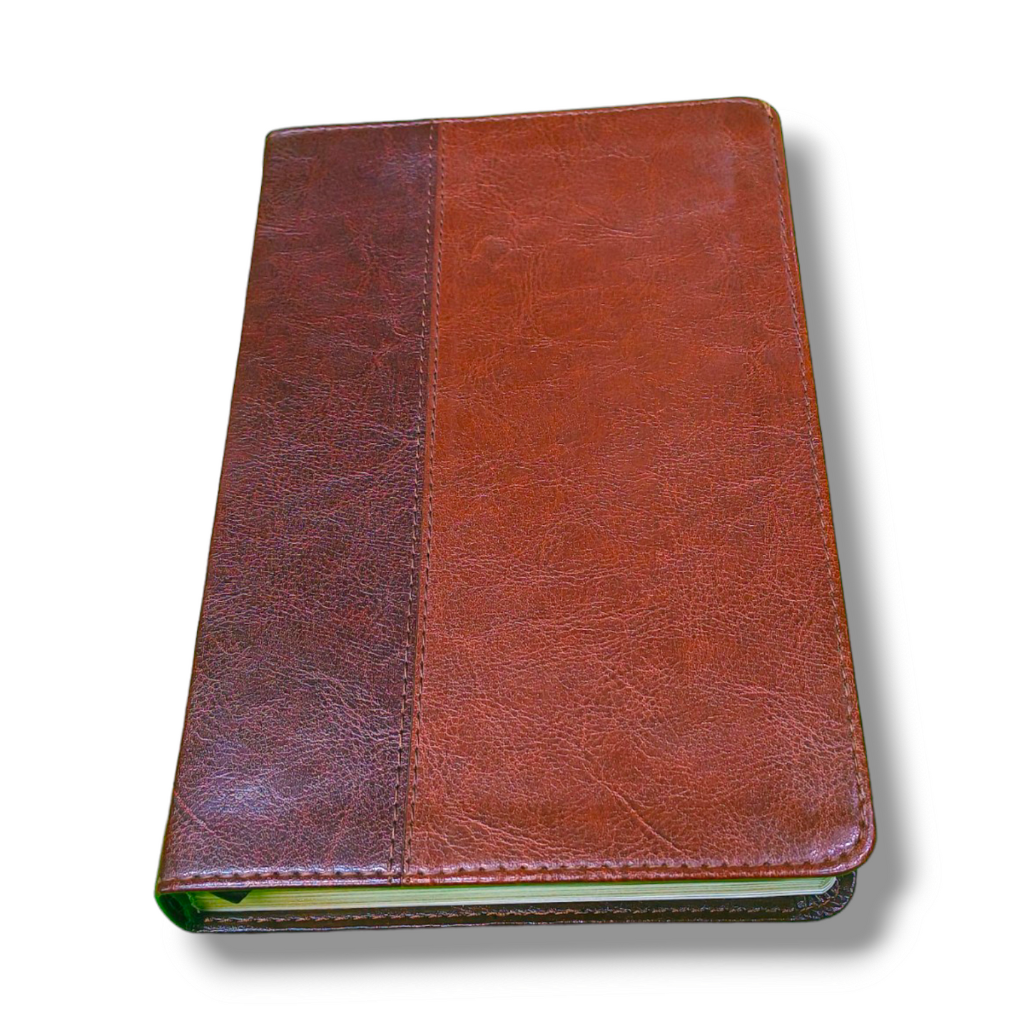NLT Slimline Center Column | Reference Bible | Brown Leather Attractive Design Edition | Large Print | With Red Letter Edition | New Edition