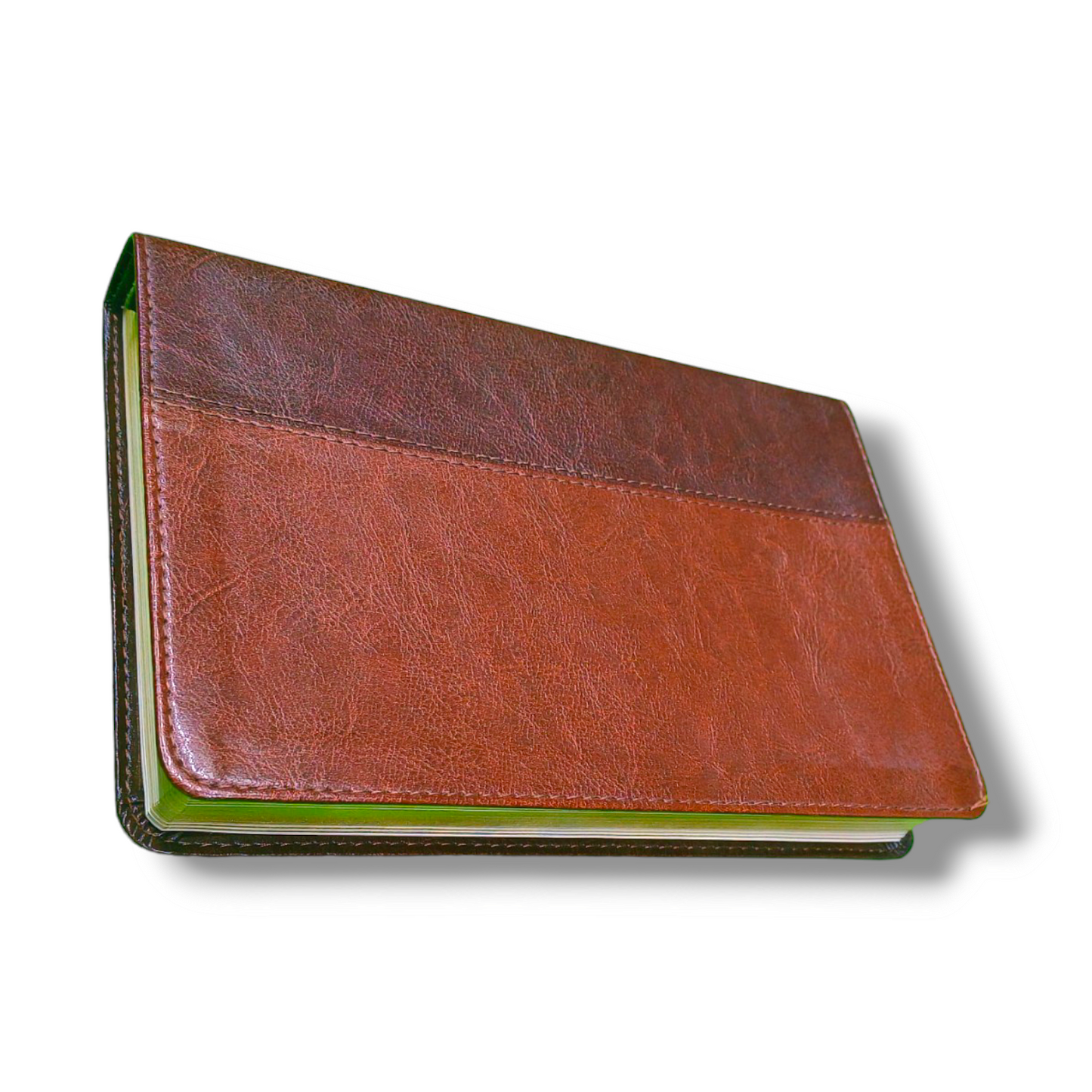 NLT Slimline Center Column | Reference Bible | Brown Leather Attractive Design Edition | Large Print | With Red Letter Edition | New Edition