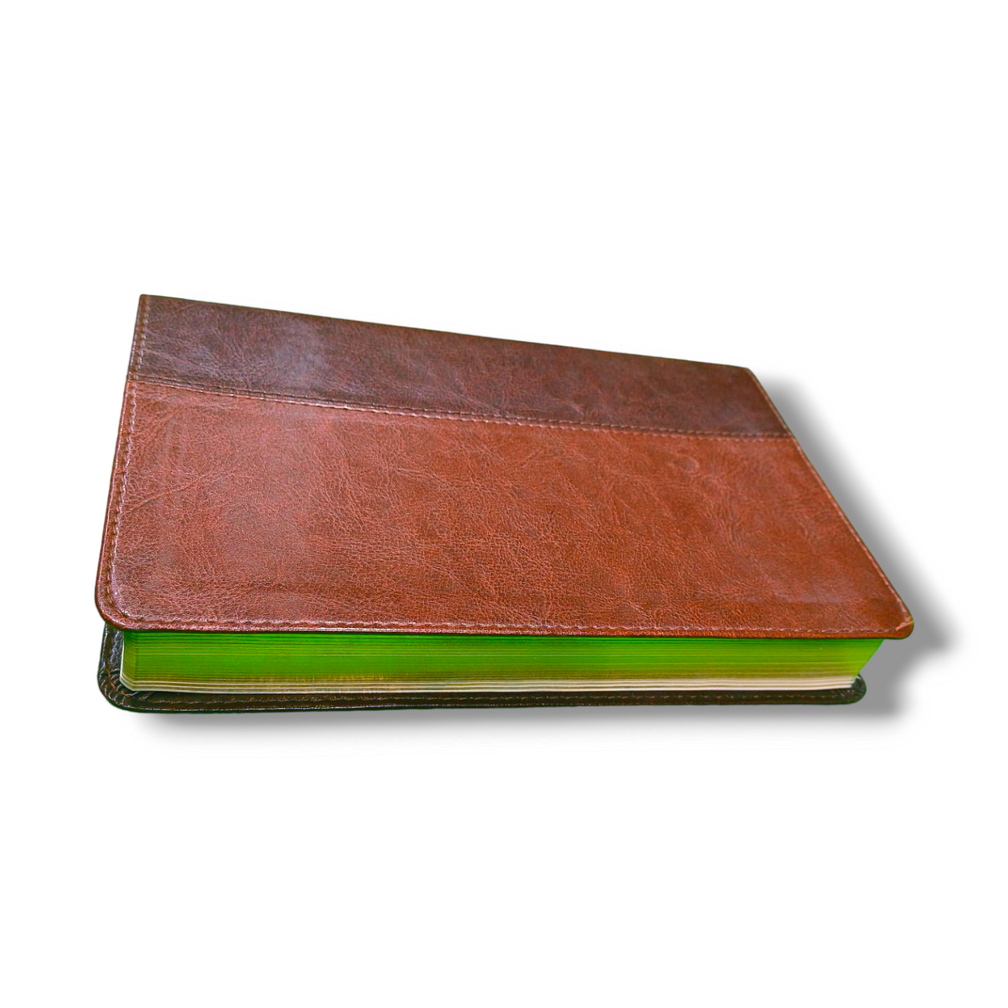 NLT Slimline Center Column | Reference Bible | Brown Leather Attractive Design Edition | Large Print | With Red Letter Edition | New Edition