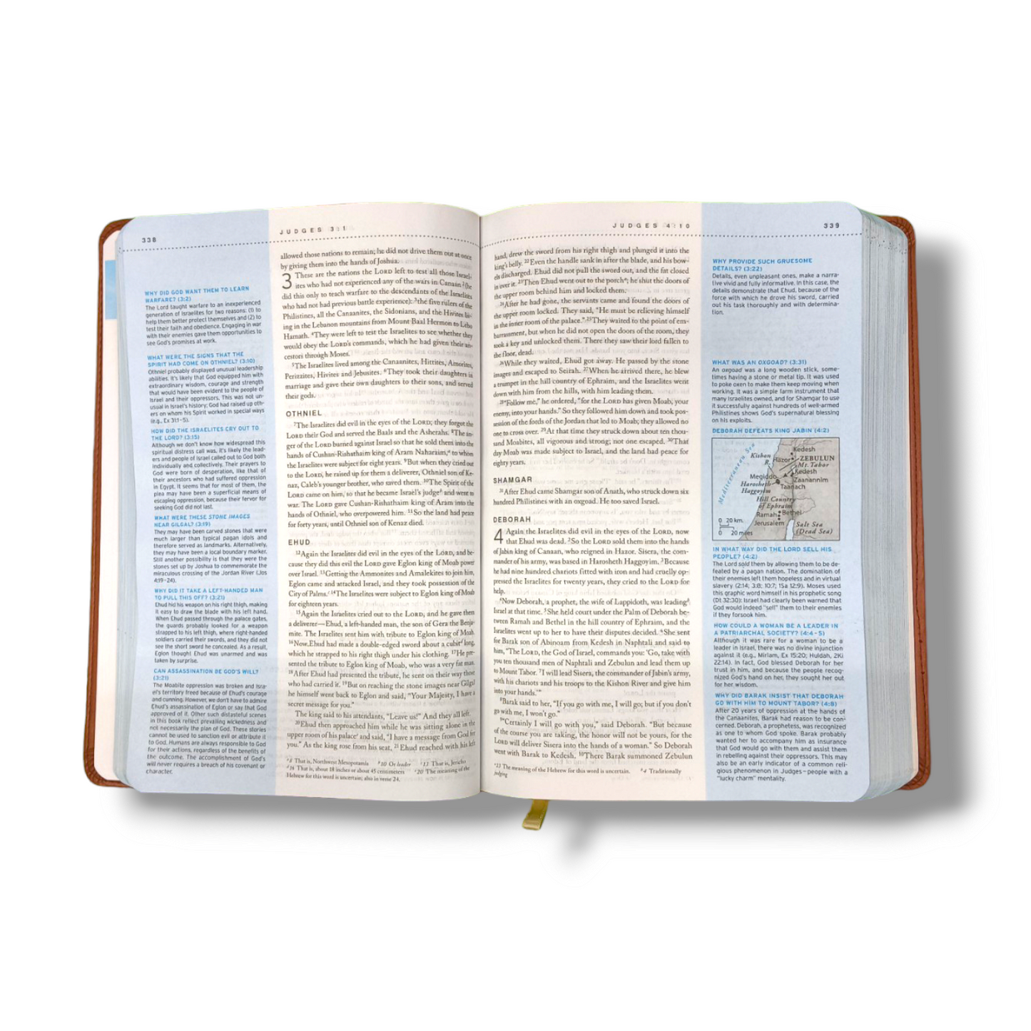 NIV Quest Study Bible | Attractive Leather Soft Cover | Personal Reference | With Related Pictures  | New Edition