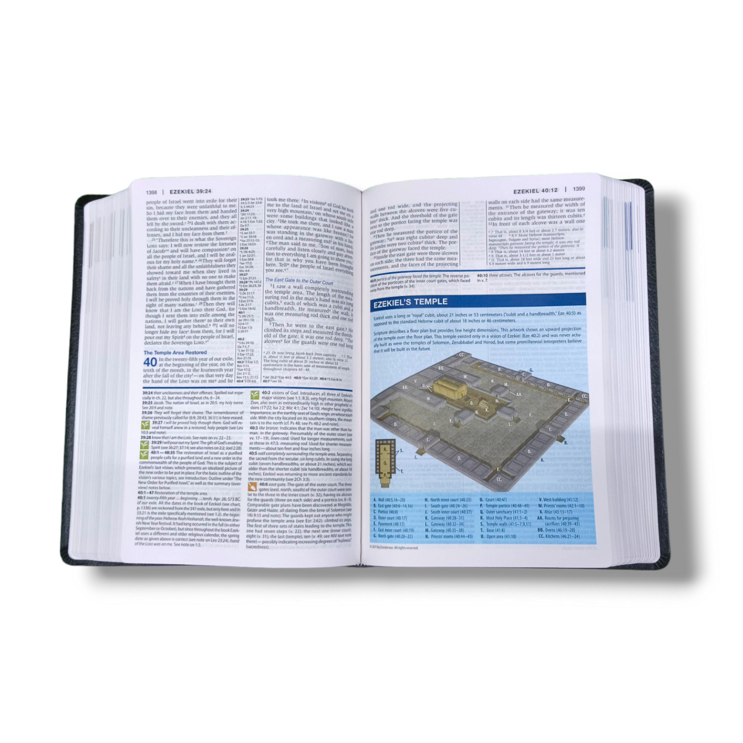 NIV Study Bible | Personal Reference | With Related Pictures | Black Cover Edition | New Edition