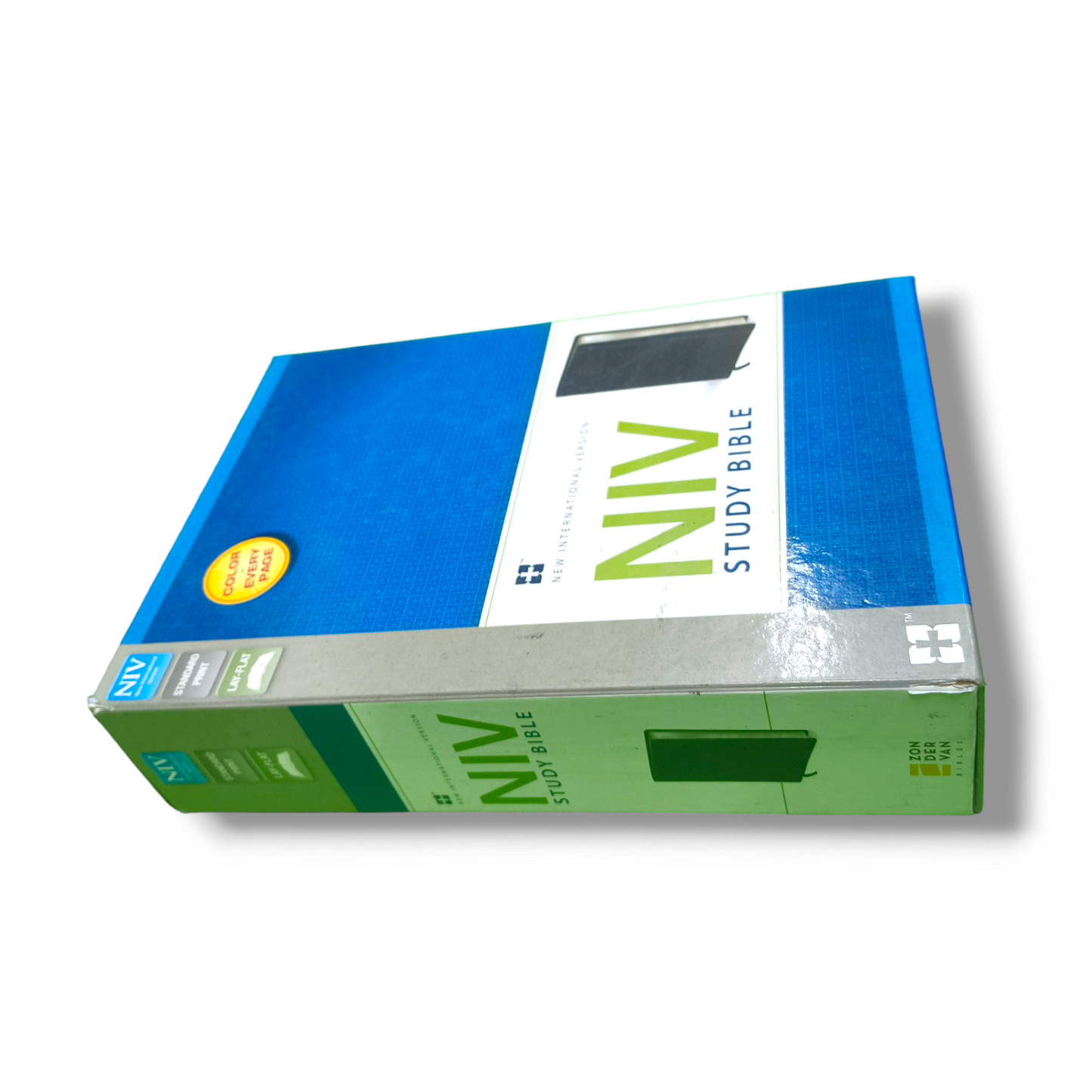 NIV Study Bible | Personal Reference | With Related Pictures | Black Cover Edition | New Edition