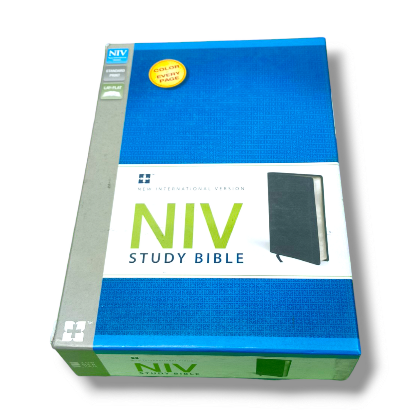 NIV Study Bible | Personal Reference | With Related Pictures | Black Cover Edition | New Edition