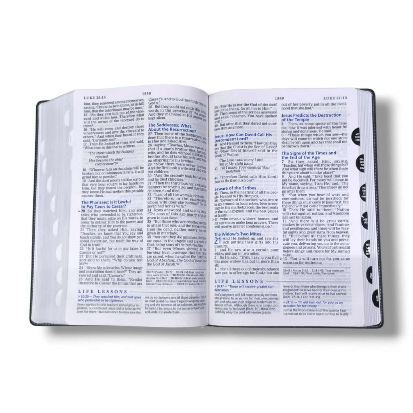 NKJV Life Principles Bible | Large Print Edition | Black Cover Edition | Study Bible | New Edition