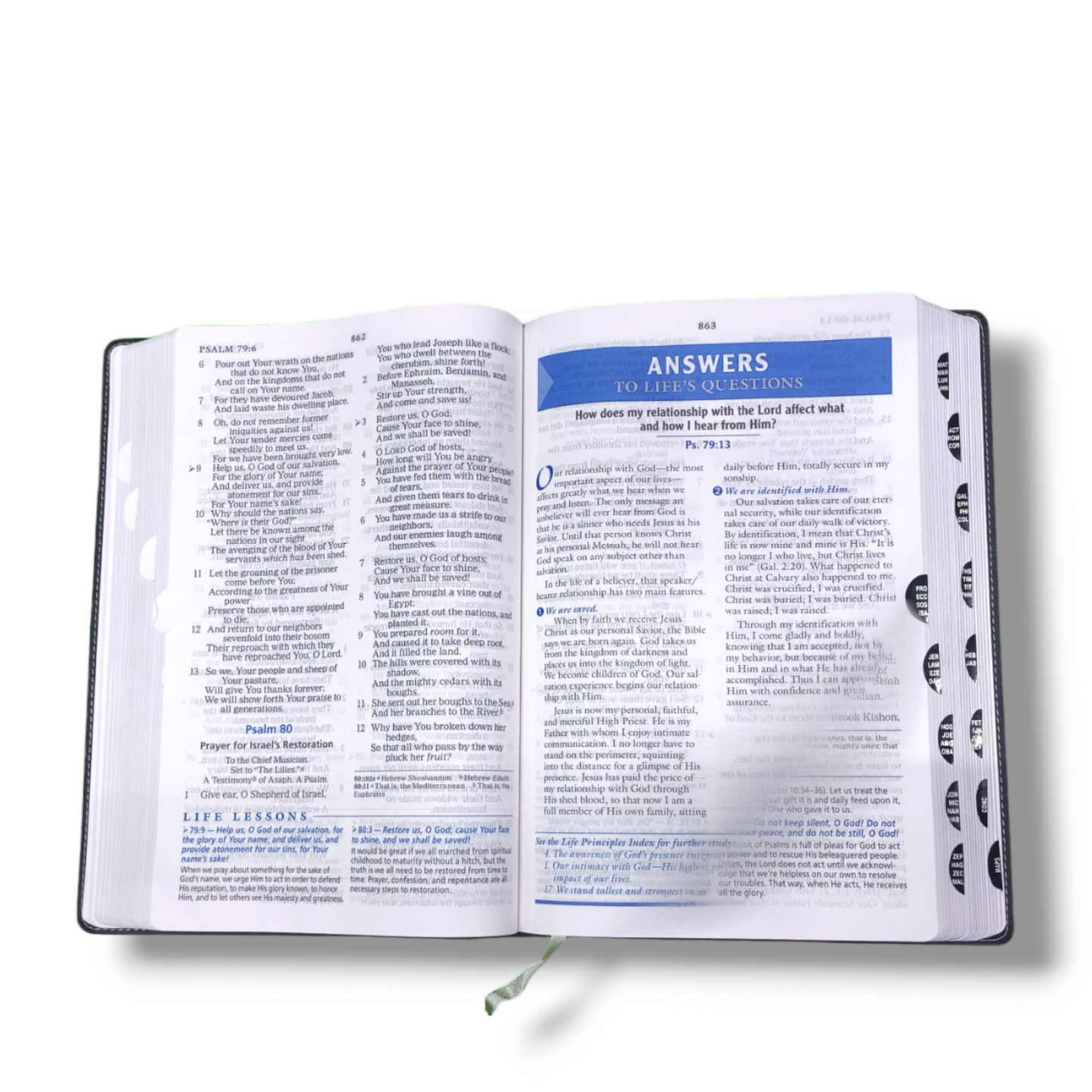 NKJV Life Principles Bible | Large Print Edition | Black Cover Edition | Study Bible | New Edition