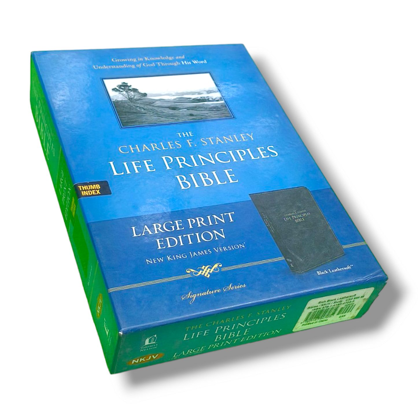NKJV Life Principles Bible | Large Print Edition | Black Cover Edition | Study Bible | New Edition