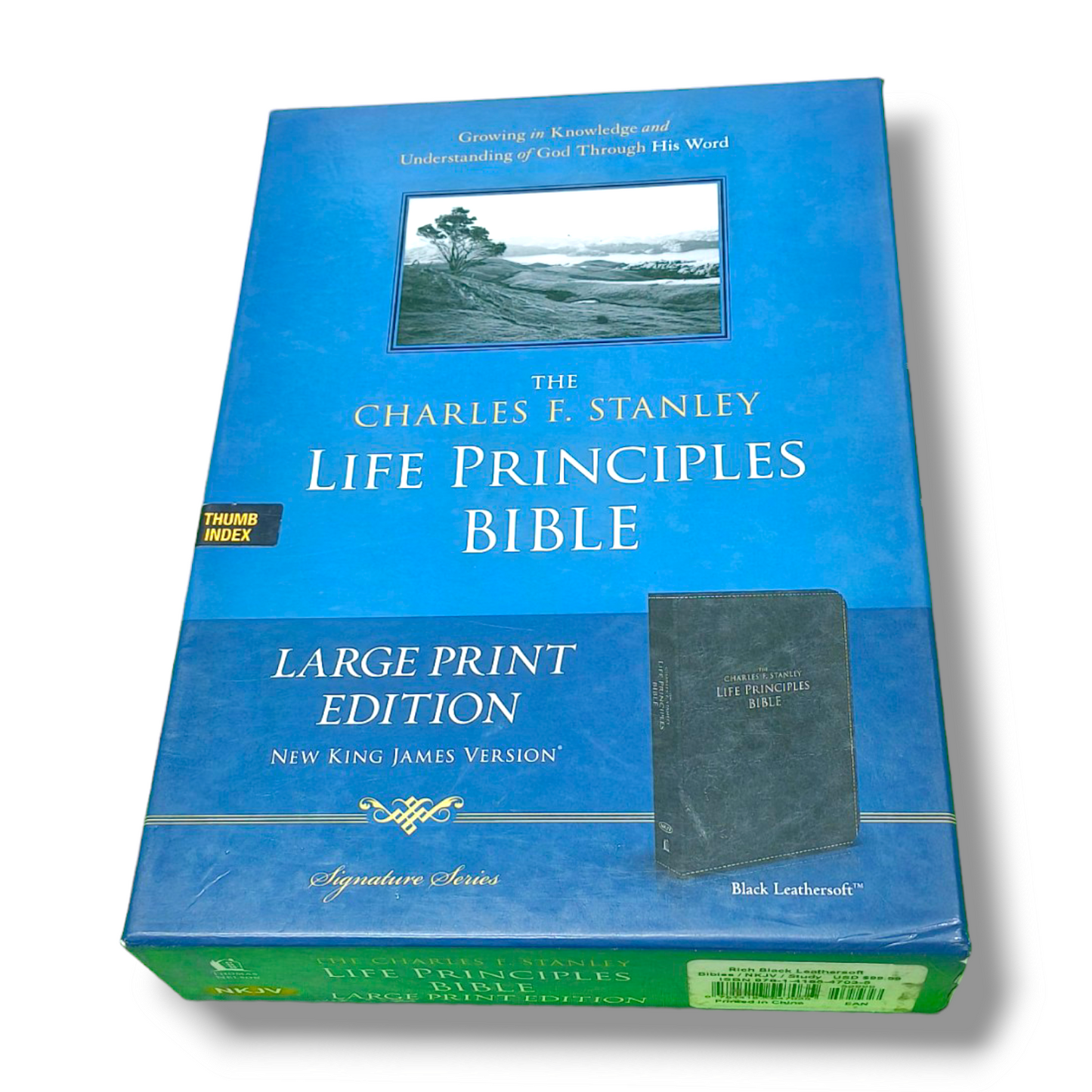 NKJV Life Principles Bible | Large Print Edition | Black Cover Edition | Study Bible | New Edition