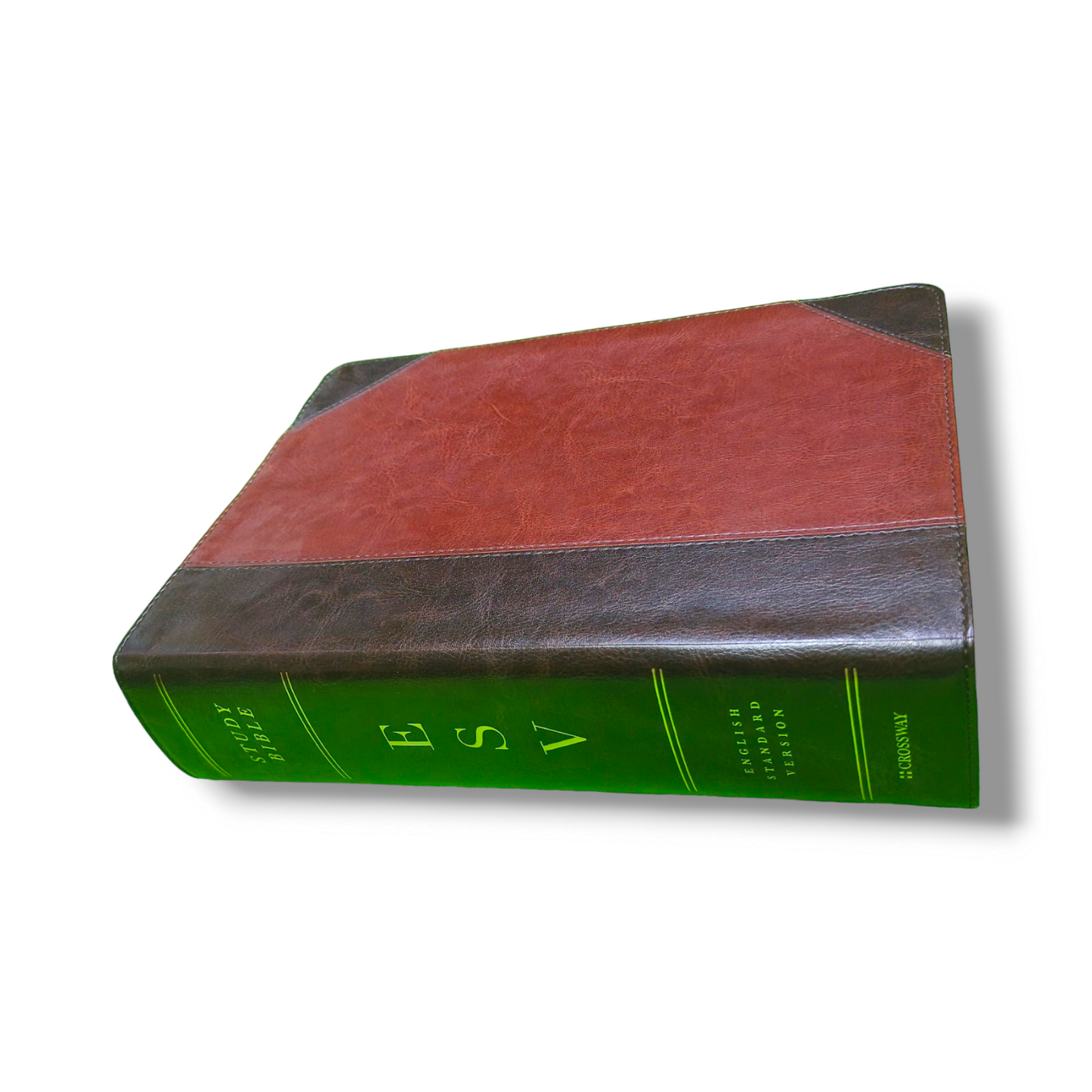 ESV Study Bible | Complete Reference System | Study Bible | Brown Leather Cover Edition | Personal Reference | With Related Pictures | New Edition