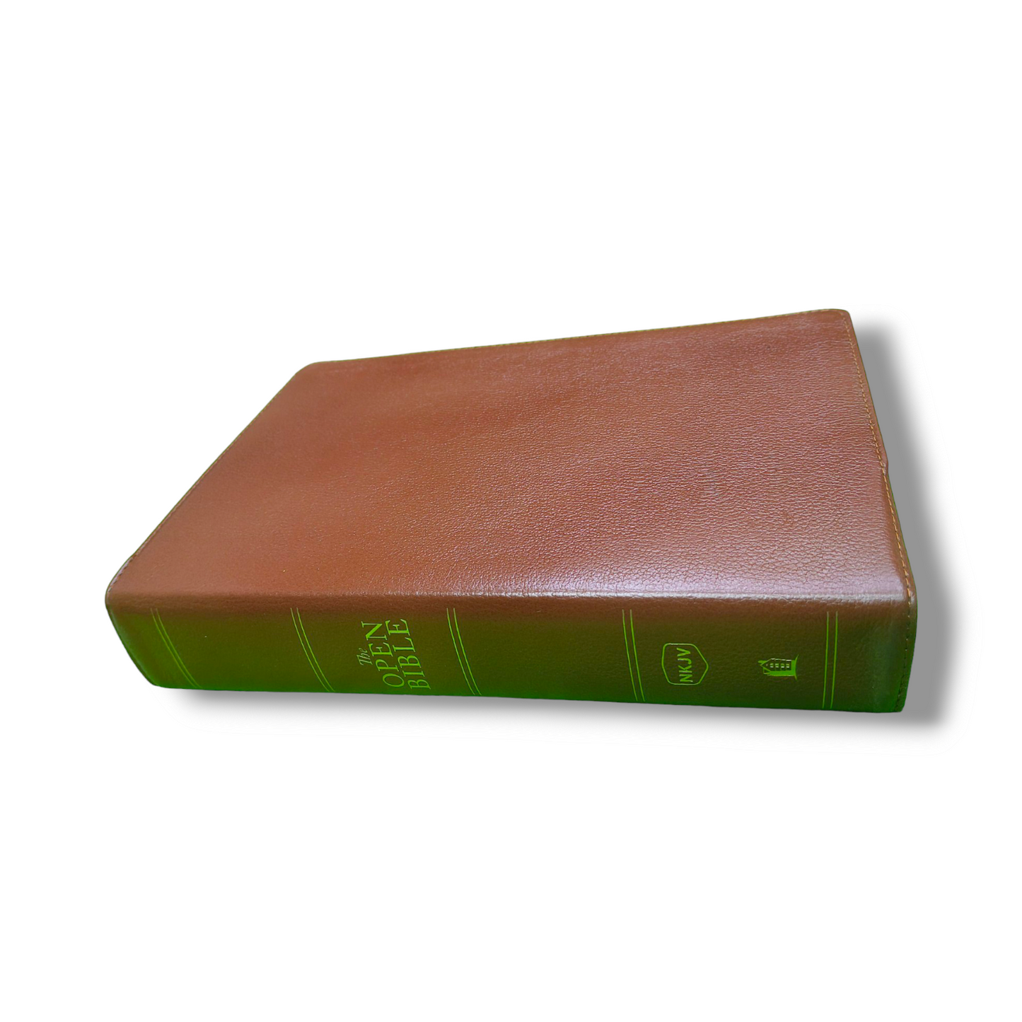 NKJV The Open Bible | Complete Reference System | Study Bible Black Leather Cover Edition | Personal Reference | With Related Pictures | New Edition
