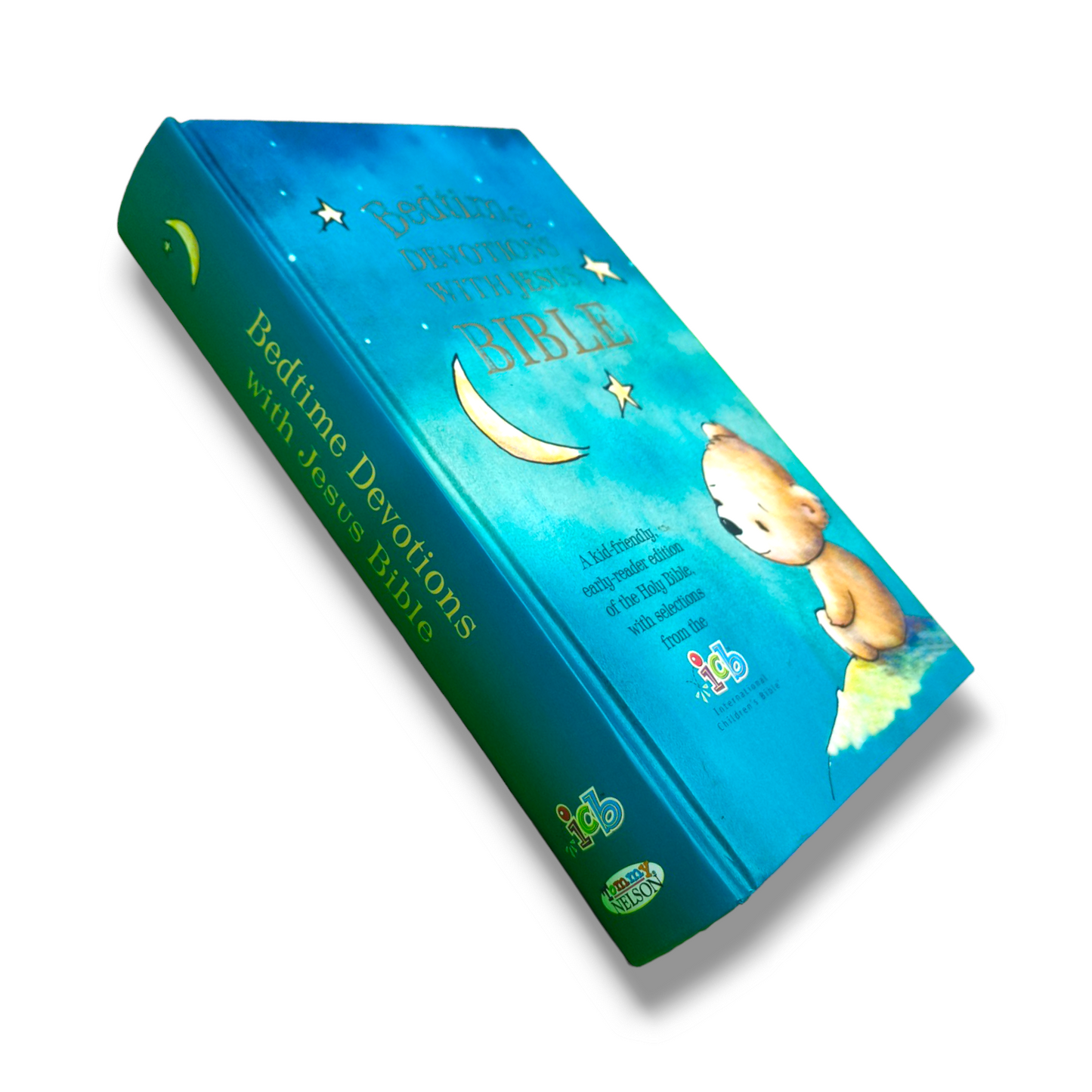 ICB, Bedtime Devotions With Jesus Bible | International Children's Bible | With Picture's | Hard Bound Cover | New Edition