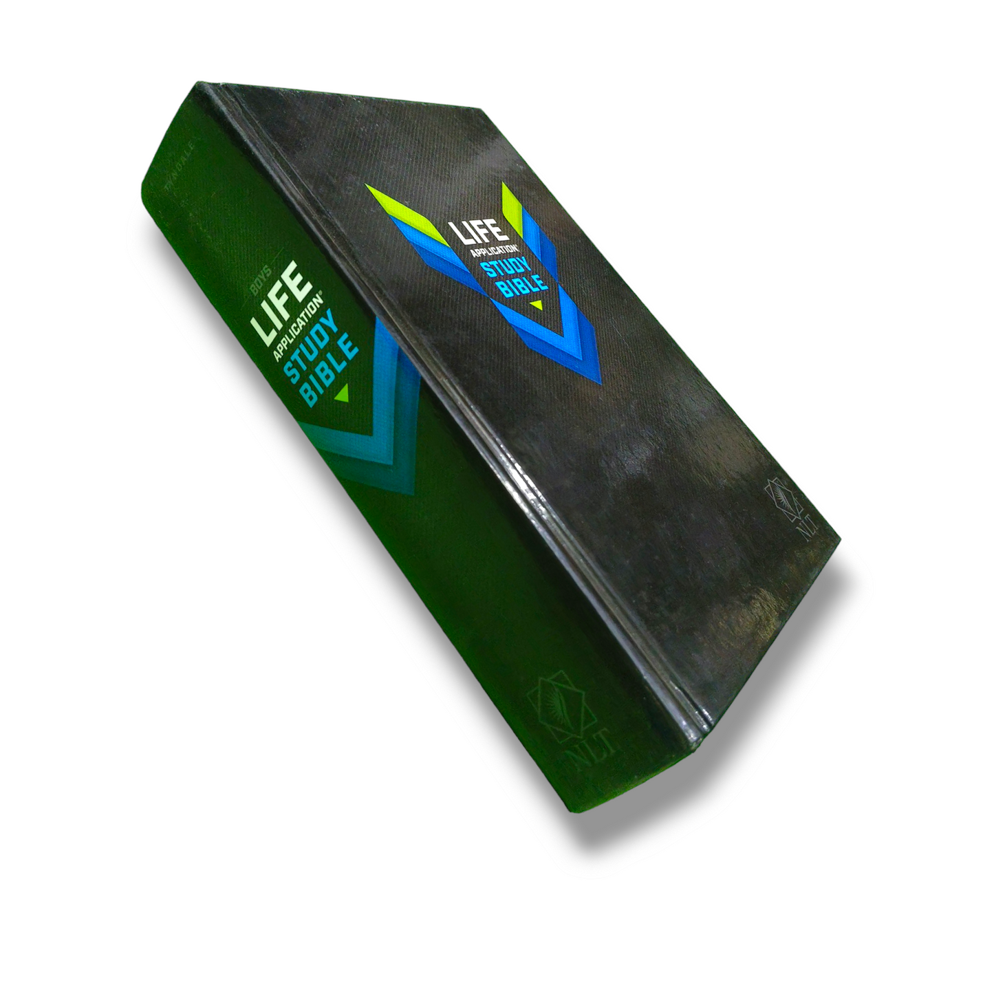 NLT Tyndale Boys Life Application Study Bible | Hard Bound Edition | Neon/Black NLT Study Bible for Boys | New Edition