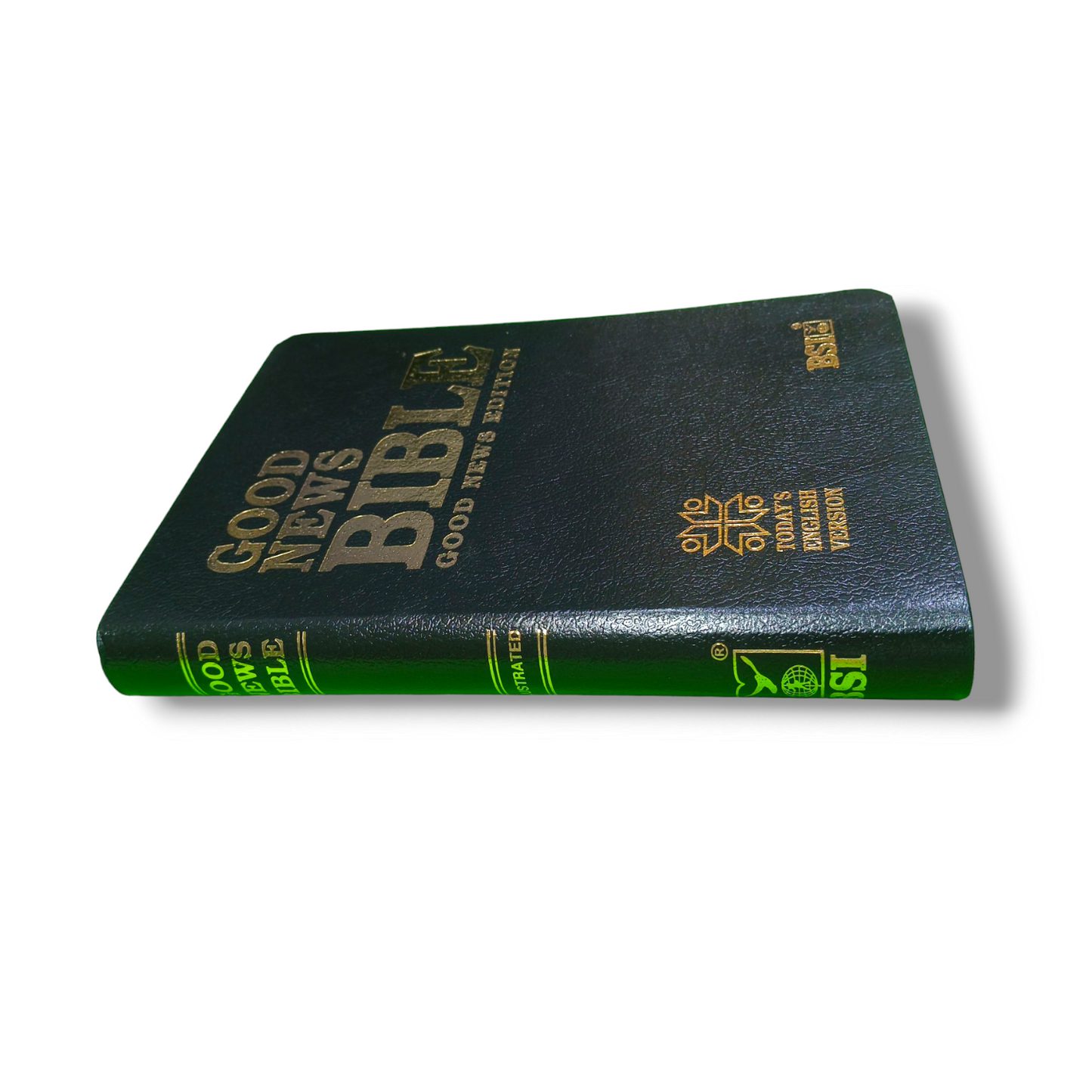 Good New Gilt Yapp | Golden Edge | With Picture | Black Leather Cover | Medium Size | New Edition