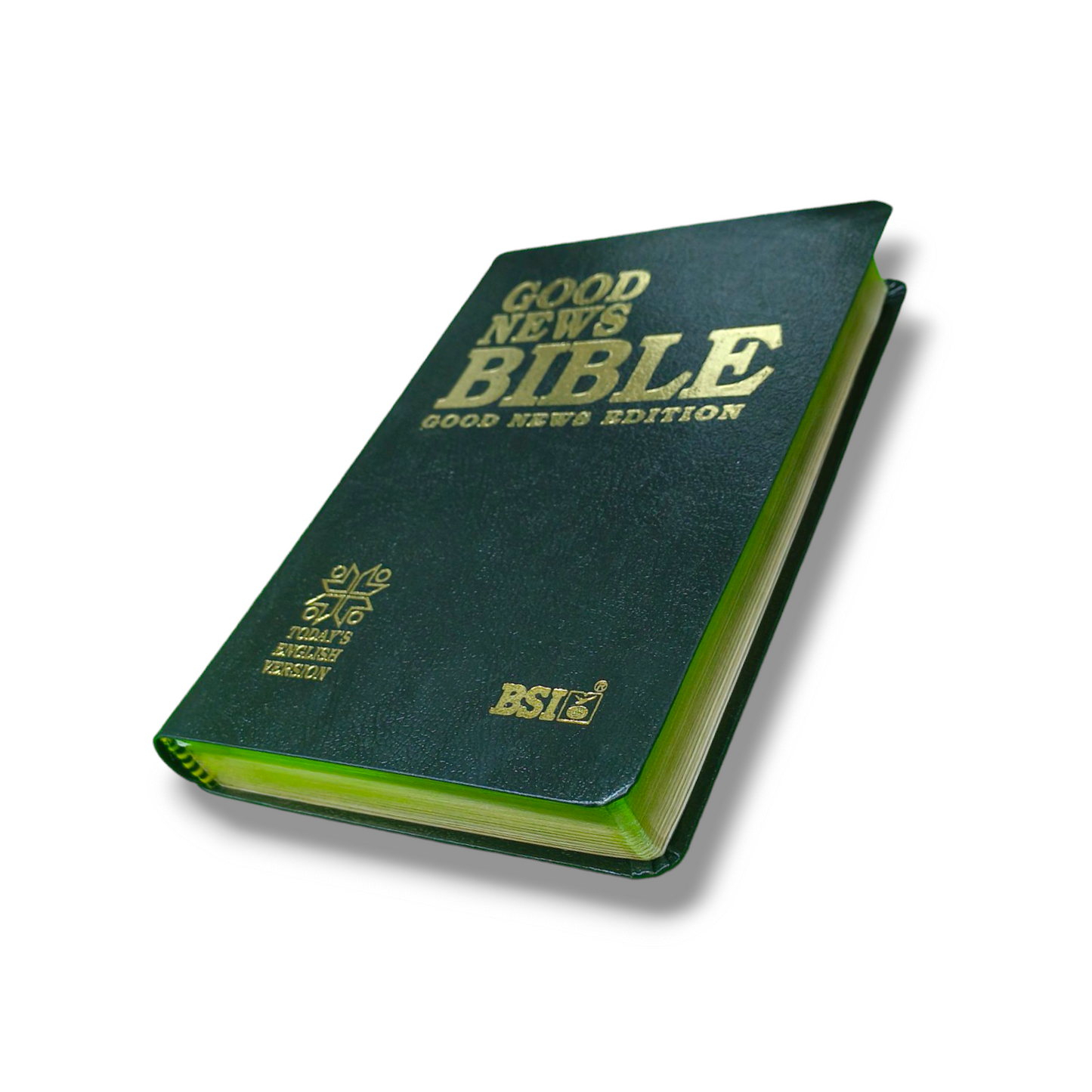 Good New Gilt Yapp | Golden Edge | With Picture | Black Leather Cover | Medium Size | New Edition