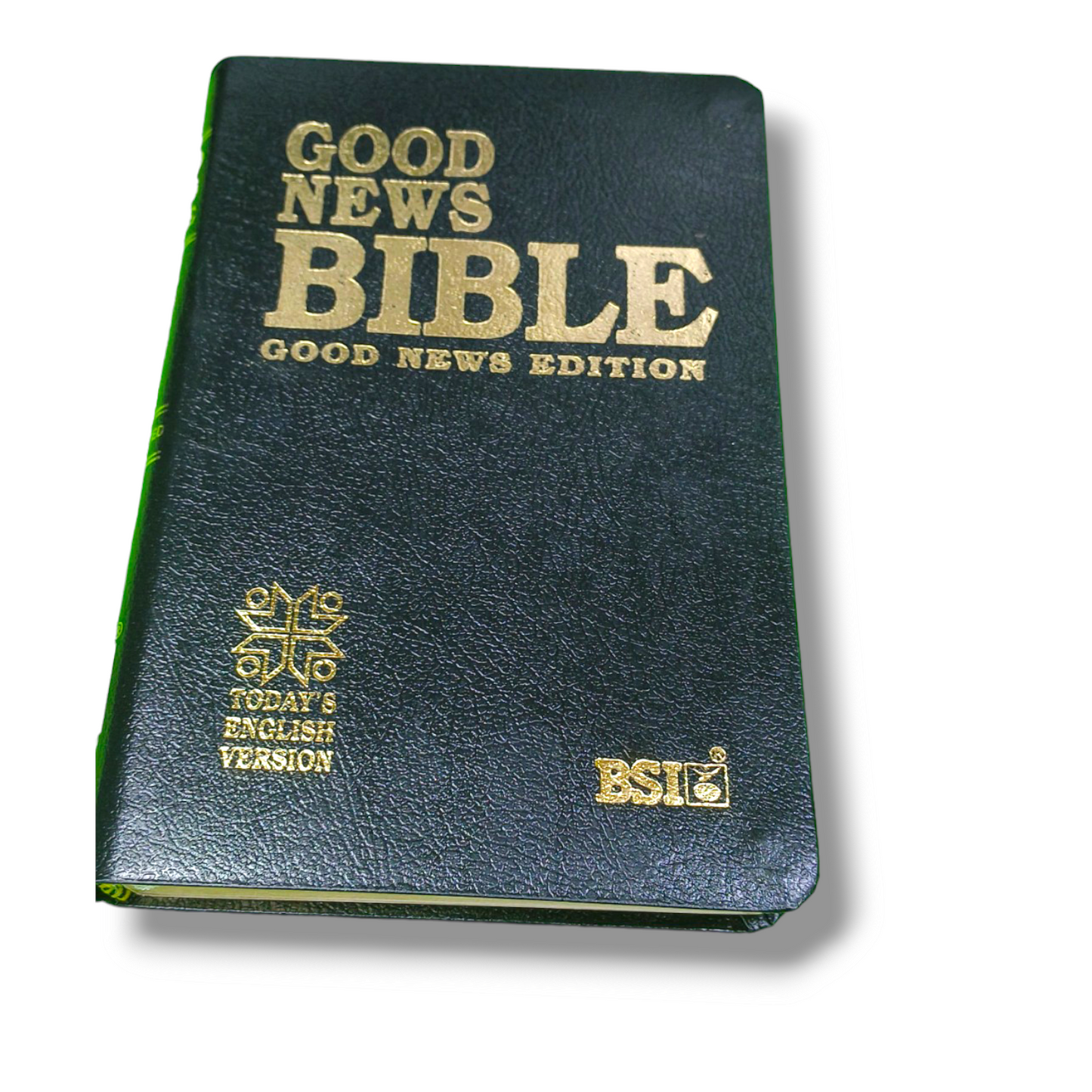 Good New Gilt Yapp | Golden Edge | With Picture | Black Leather Cover | Medium Size | New Edition