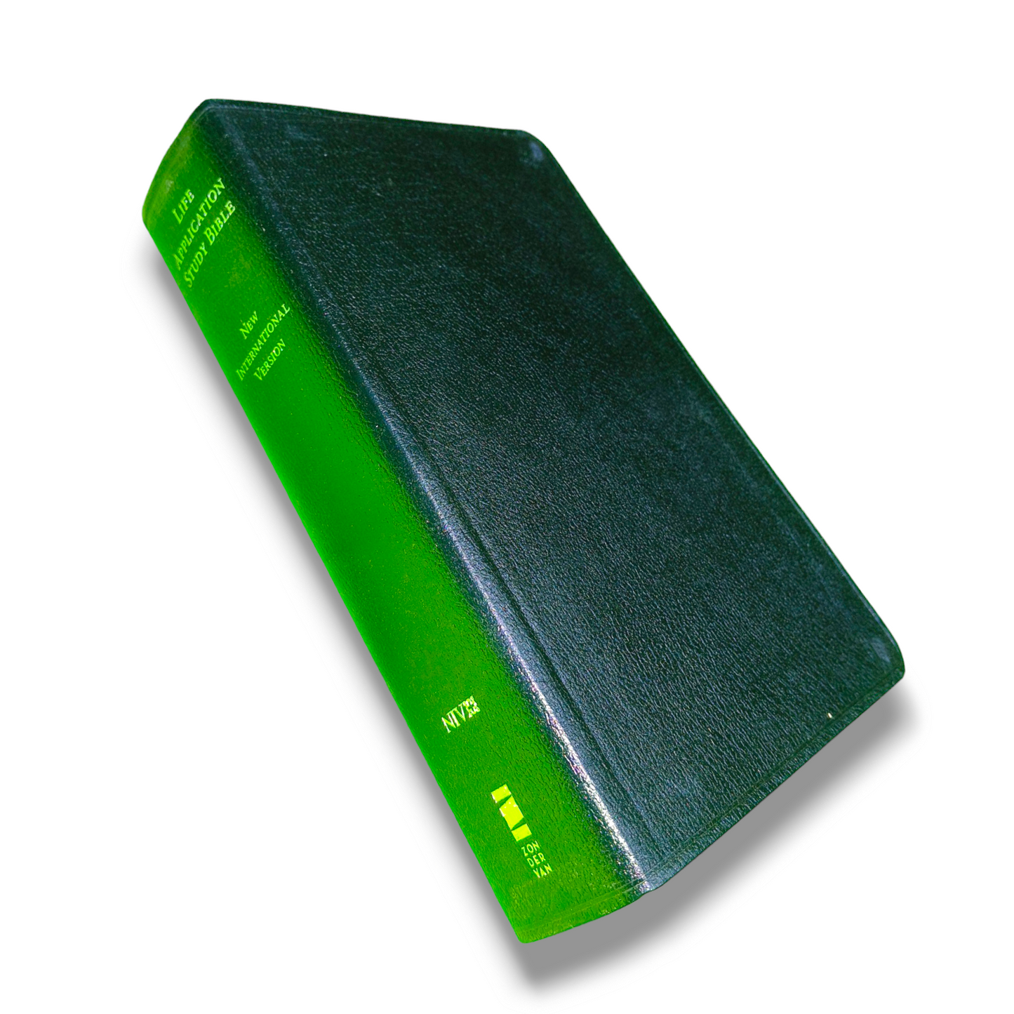 NIV Personal Size Life Application Study Bible | Leather Attractive Black Edition | Study Bible | New Edition