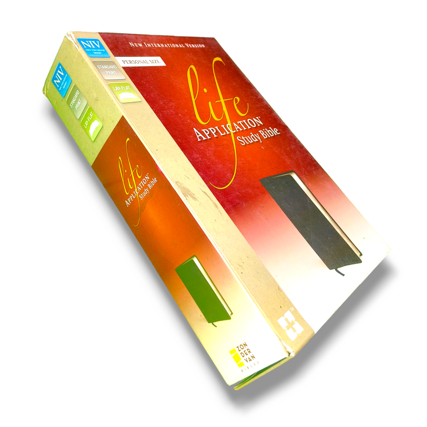 NIV Personal Size Life Application Study Bible | Leather Attractive Black Edition | Study Bible | New Edition