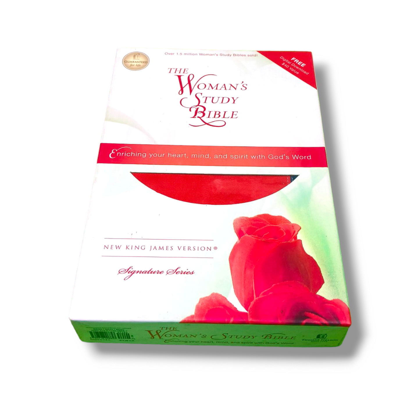 NKJV The Woman's Study Bible | Attractive Red-Blue Leather Edition | Study Bible | New Edition