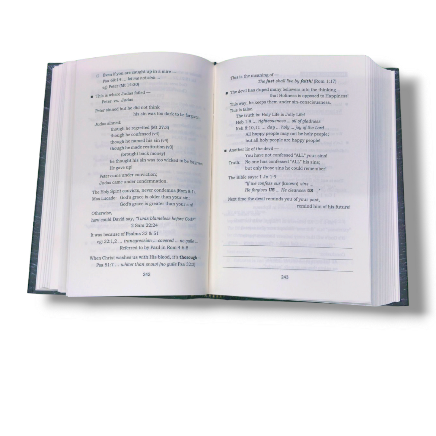 Bible Treasures Out line Book | Large Print Edition | Hard Bound | Gospel Book | New Edition
