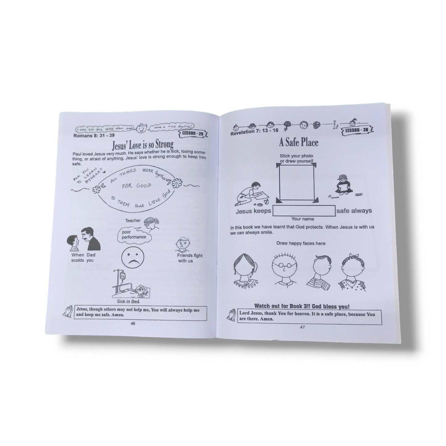 Kid'z Learn God Protects Book Part 2 | Kid's Book | Paper Bound | New Edition