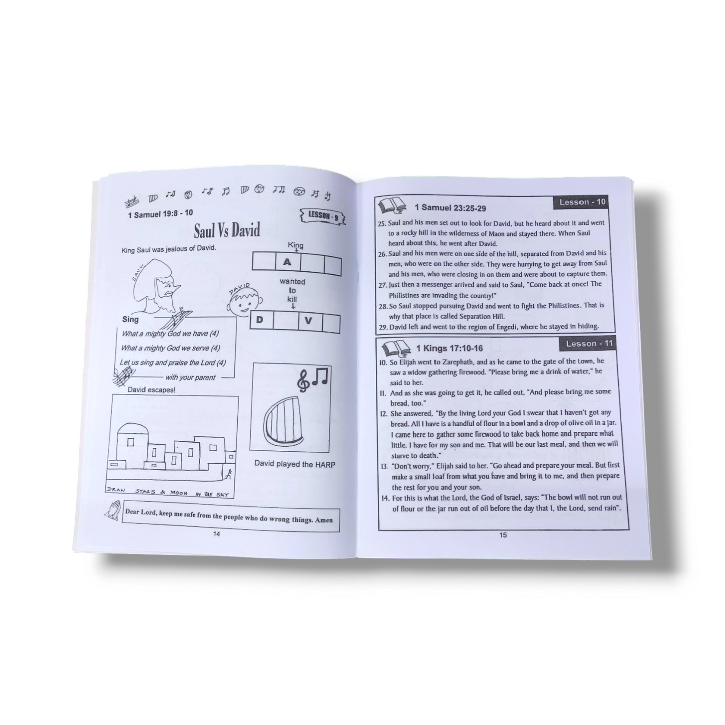 Kid'z Learn God Protects Book Part 2 | Kid's Book | Paper Bound | New Edition