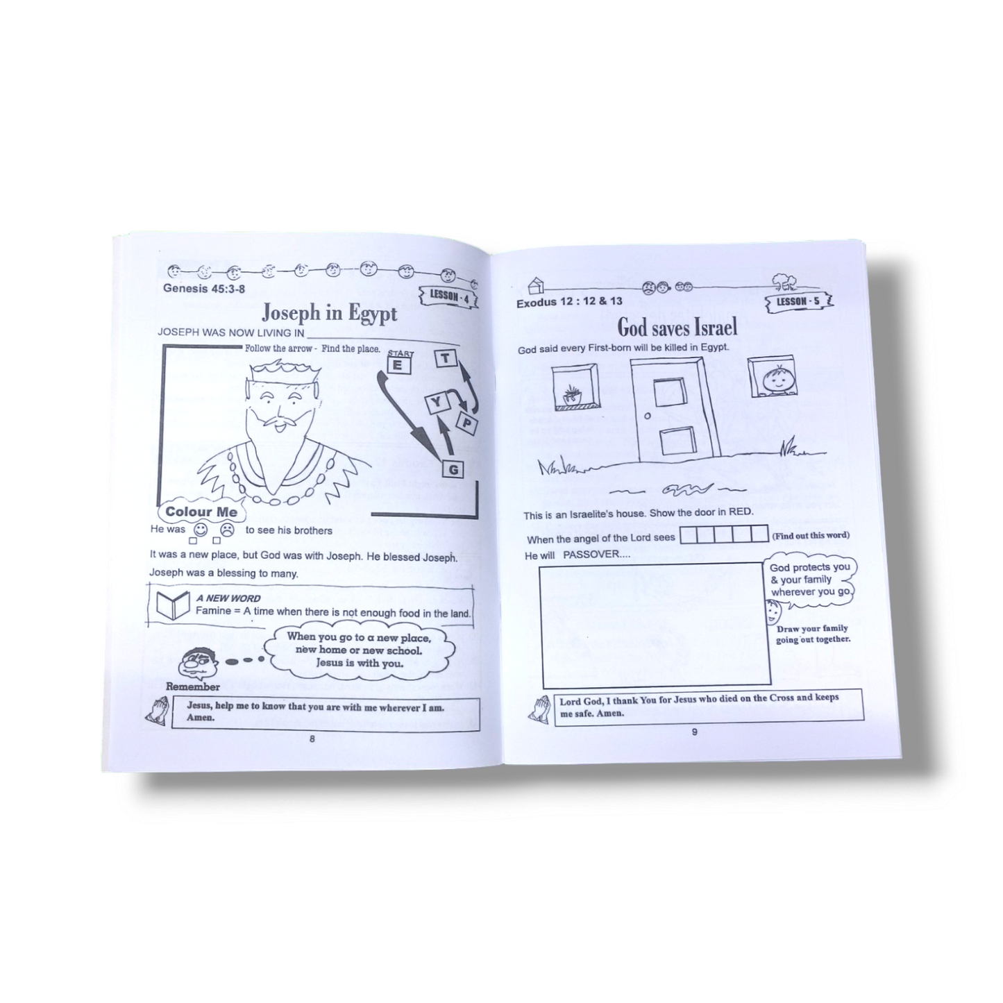 Green Meadows Sunday School Student's Work Book | Kid's Book | Paper Bound