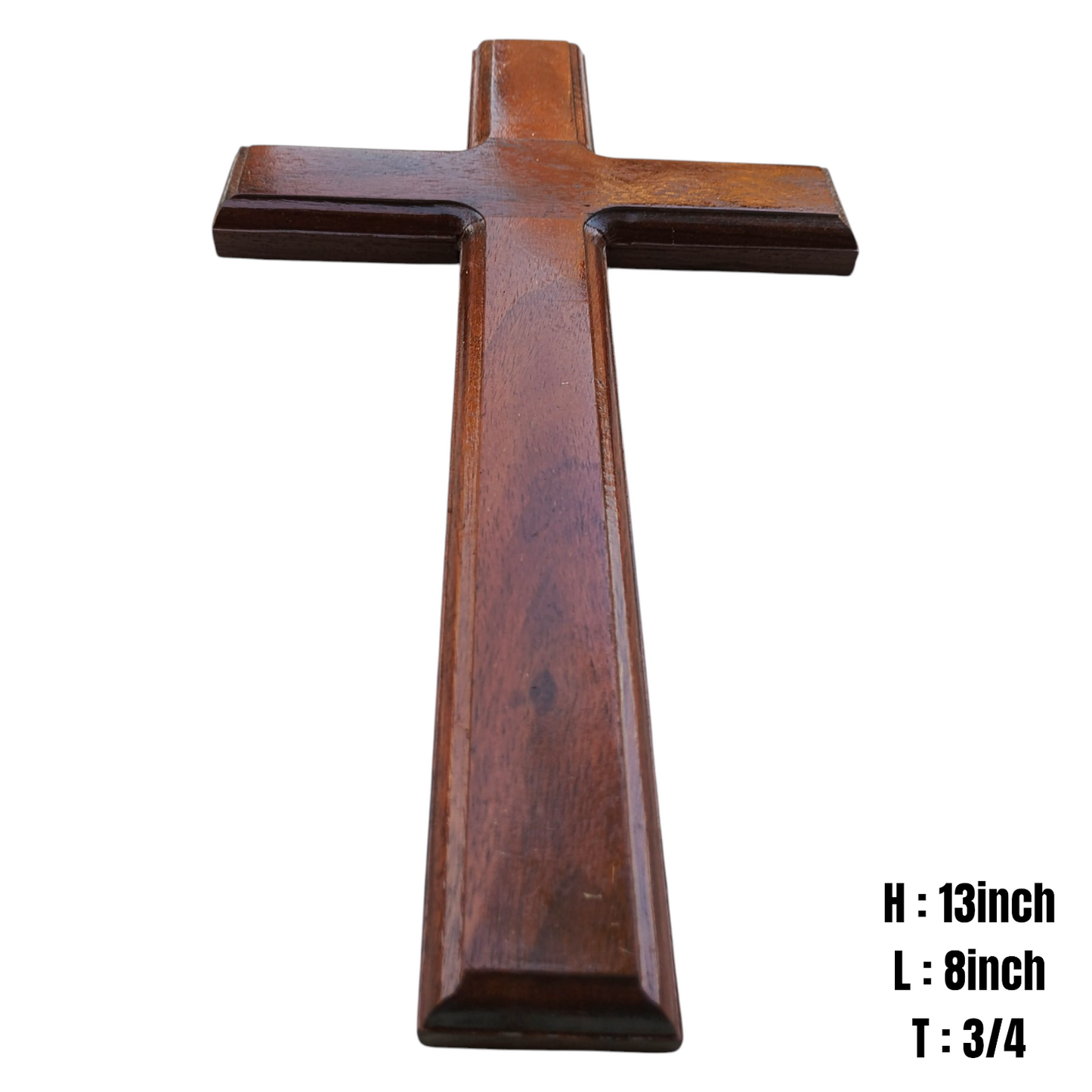 Primum Wooden Cross | Made by ( Cedar wooden ) | with Pure Polished | For Home Decor | Best Gift To Friend's