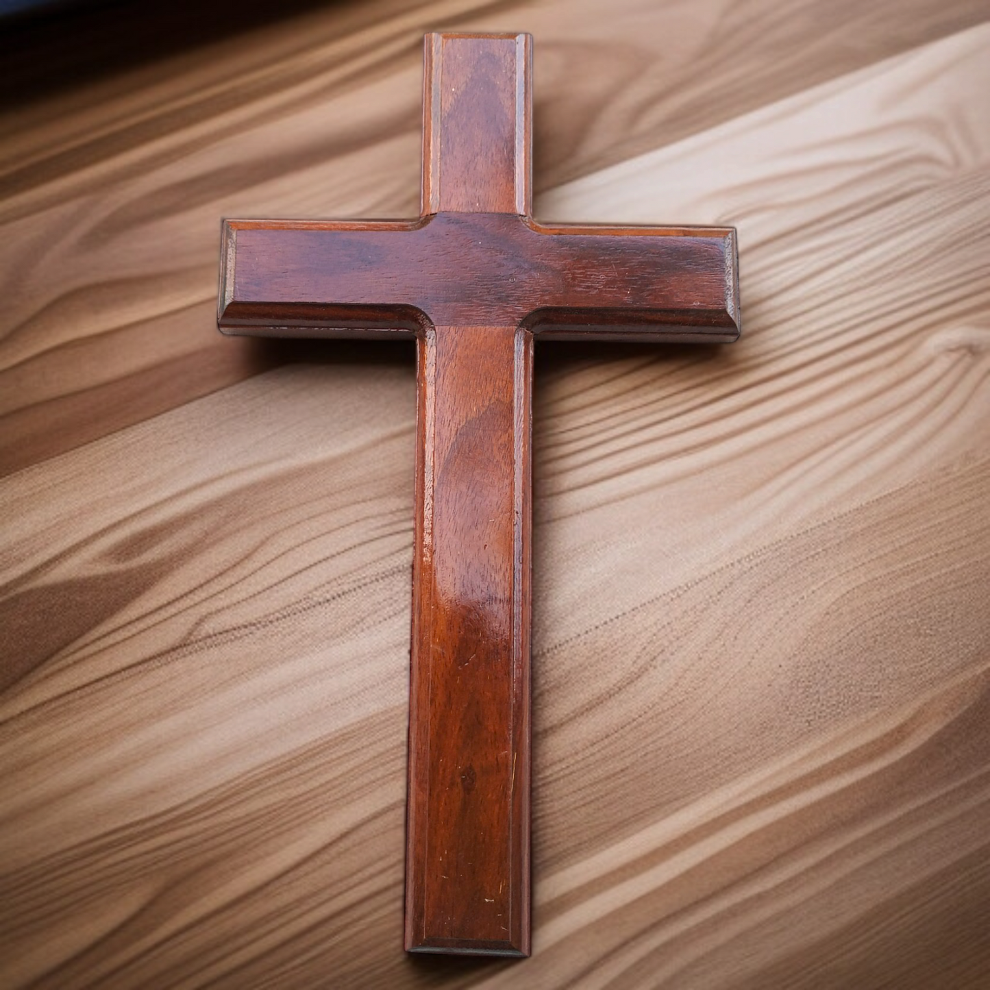 Primum Wooden Cross | Made by ( Cedar wooden ) | with Pure Polished | For Home Decor | Best Gift To Friend's