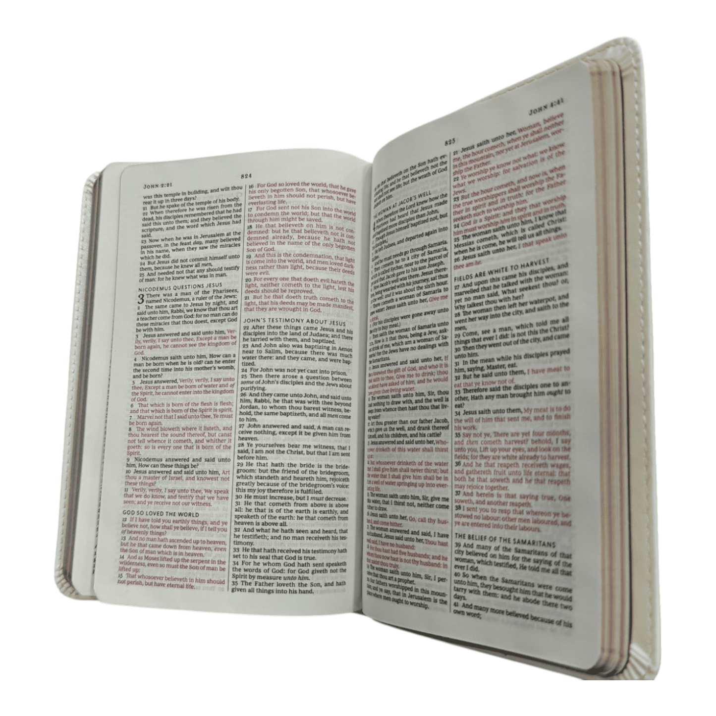 KJV Bride's Wedding Day Bible, White, Gift Box - King James Version Wedding Keepsake with Presentation Pages - 9780785225836