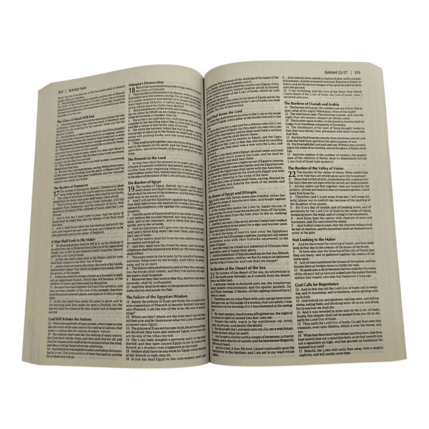 KJV Holy Bible, Giant Print Standard Size, Cloth over Board, Black, Red Letter Edition - 9780718091736