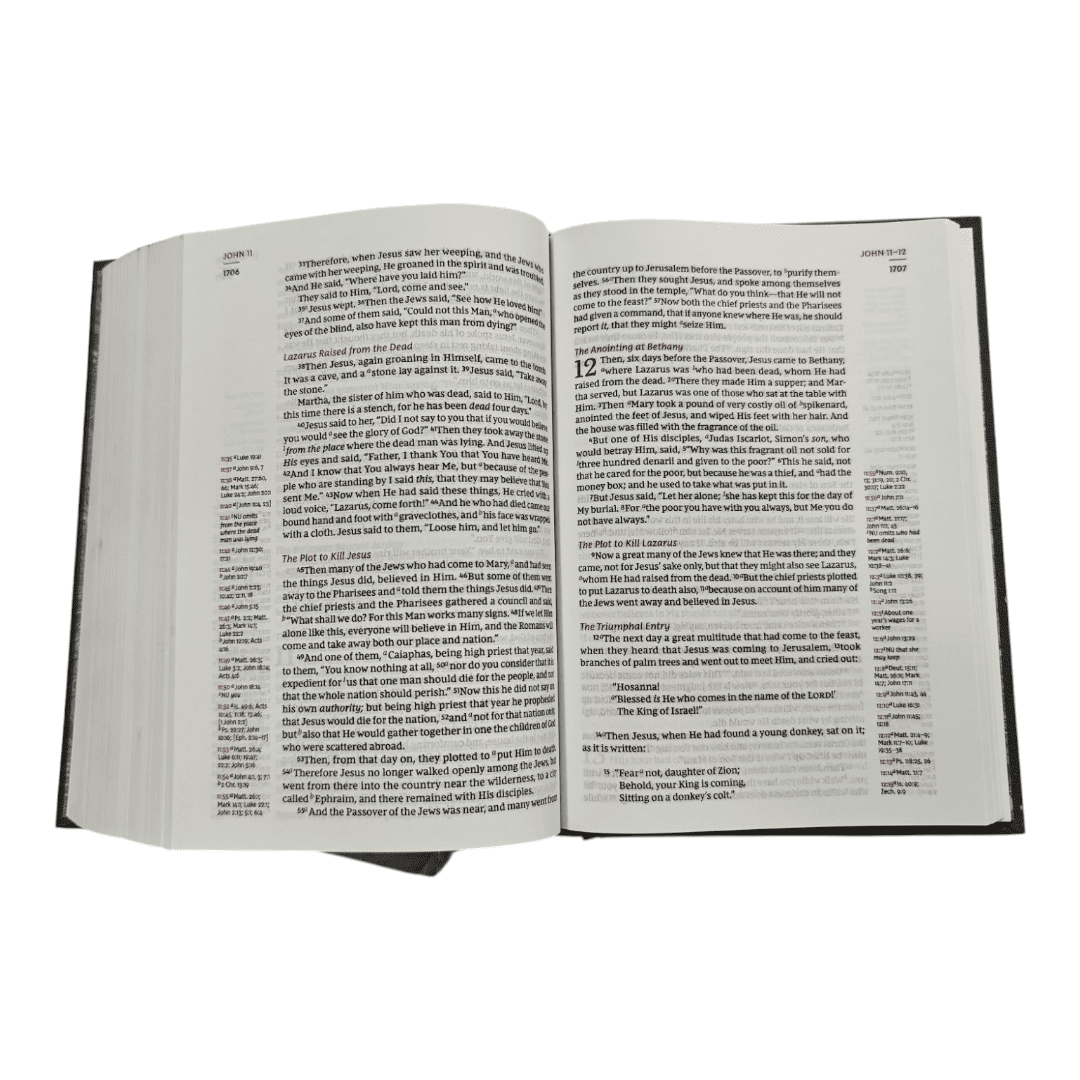 NKJV Single-Column Compact Reference Bible, Leathersoft, Brown, Comfort Print - 9780785218166
