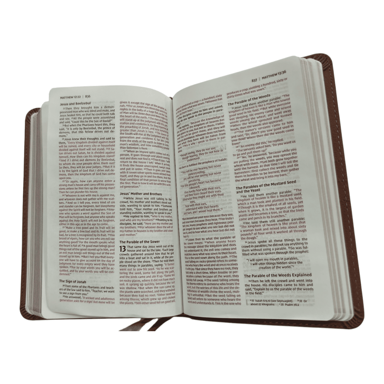 NIV Thinline Bible, Compact, Leathersoft, Pink, Red Letter Edition: Large Print, Easy-to-Carry, Ribbon Marker, Gift Box
