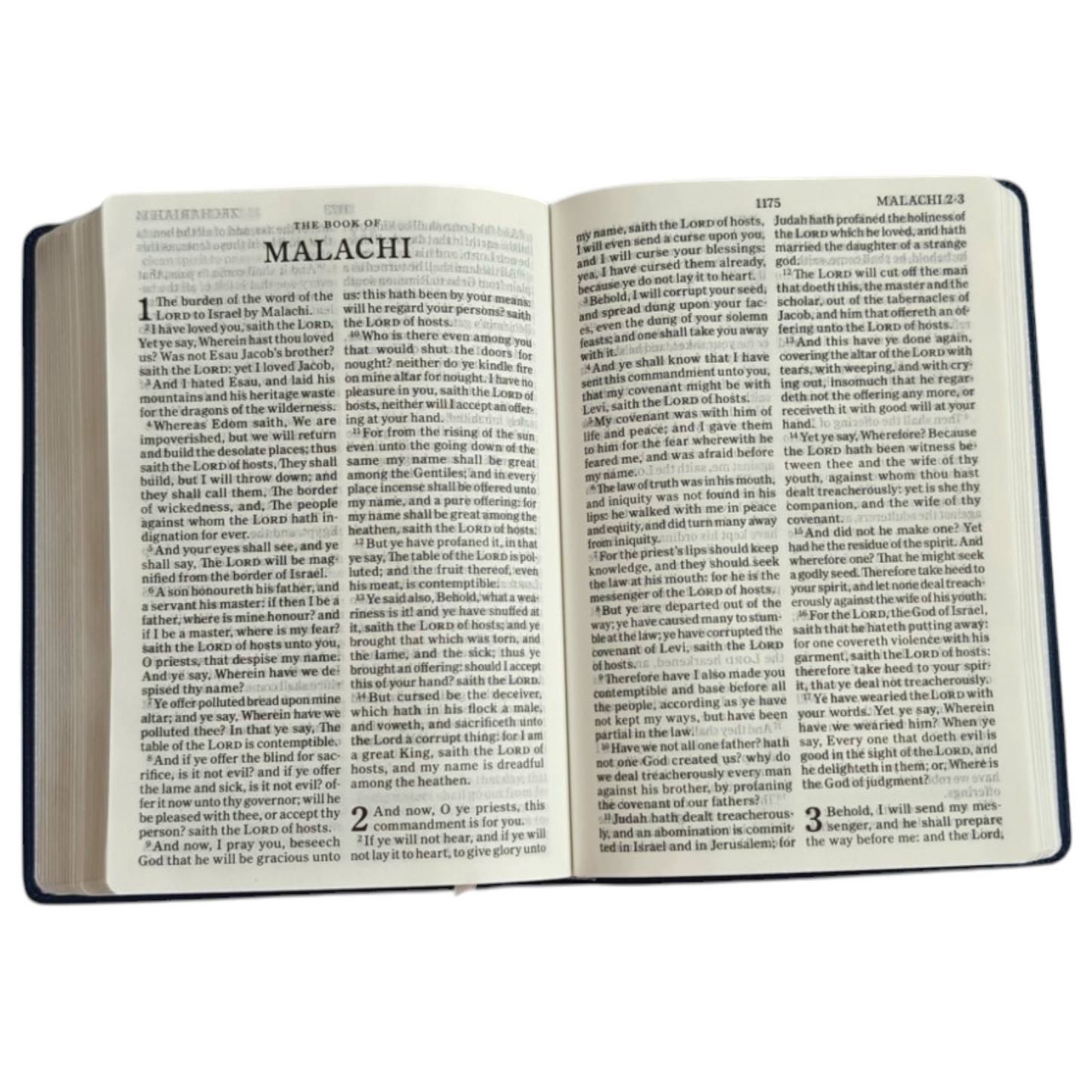 KJV Holy Bible, Large Print Edition – Blue PU Leather (Scandinavia Publishing House, 2024)