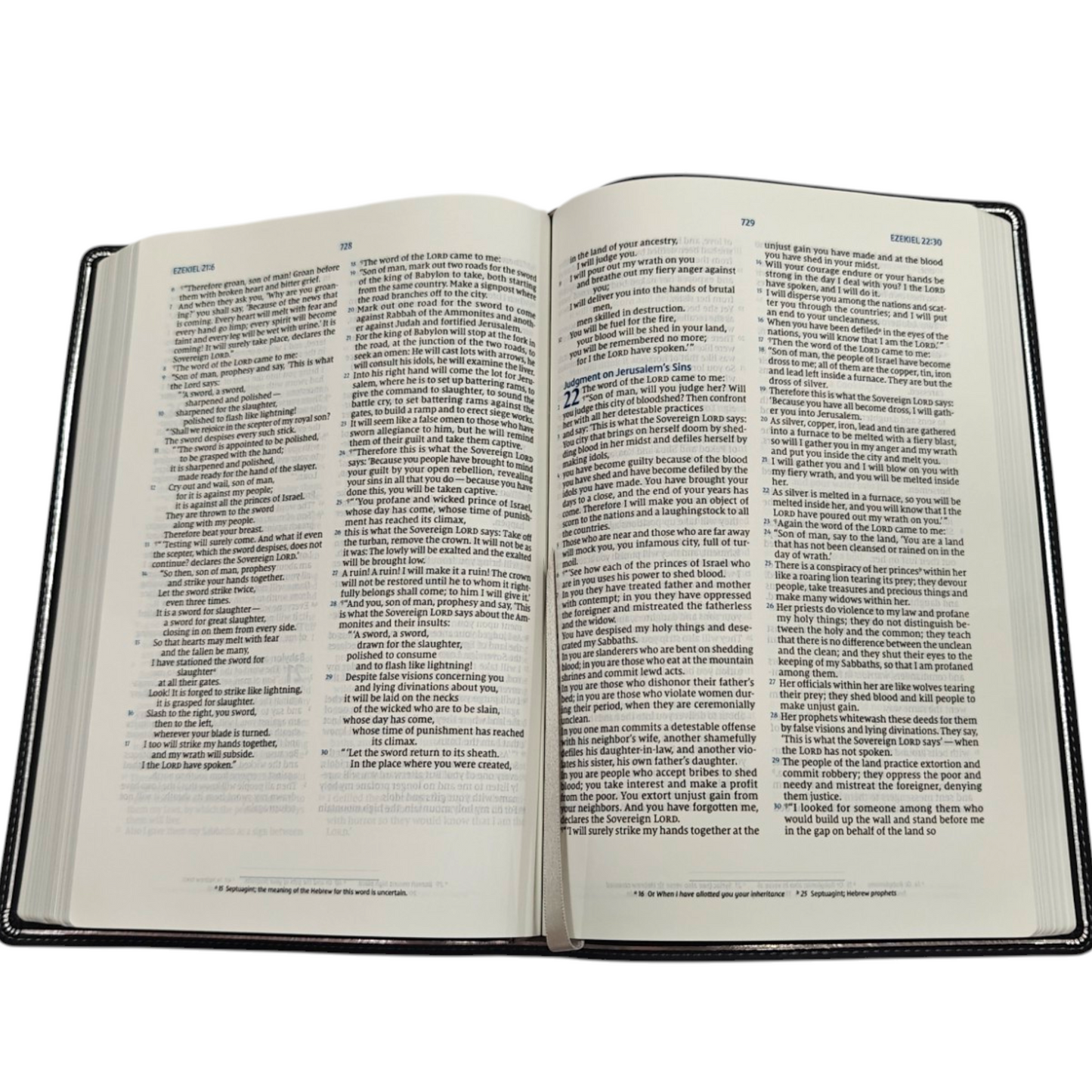 NIV, Preacher's Bible, Verse-By-Verse Format, Leathersoft, Black, Comfort Print
