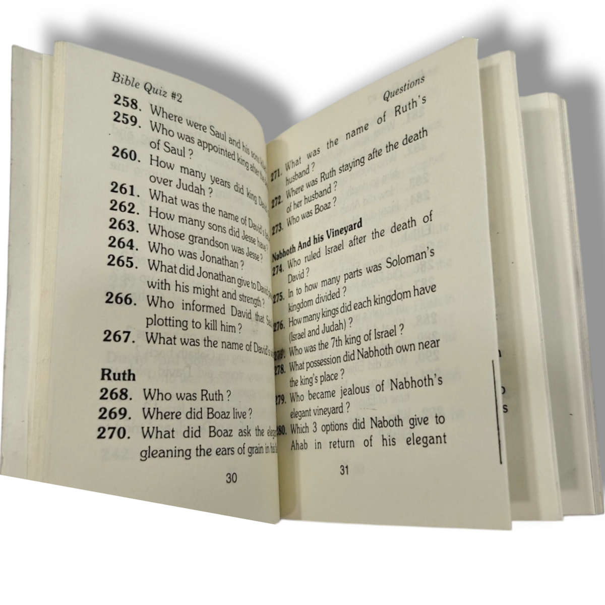 Bible Quiz Book Two – Christian Bible Quiz Question and Answer Book