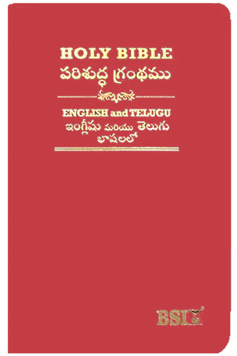 Telugu - English Bible | Diglot Bible | New Edition | Large Printed Edition