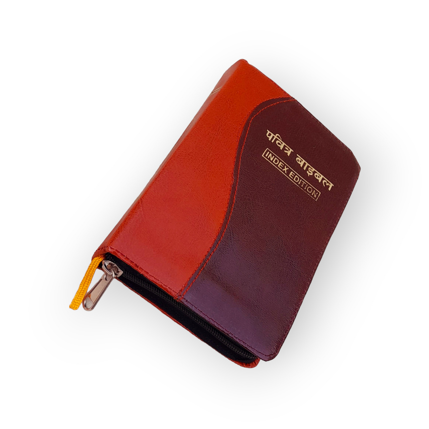 Small Hindi Bible With Thumb Index Double Color Bound
